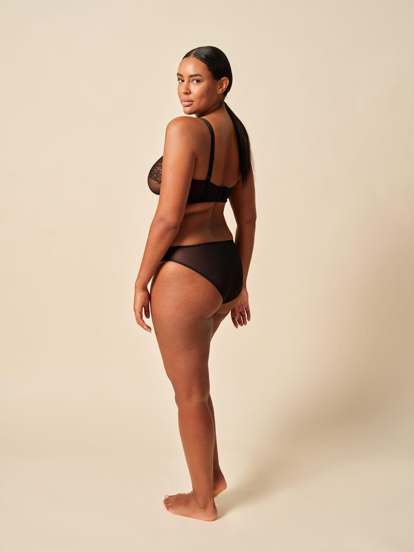 stillFront image of gossard-glossies-lace-non-wired-bralet-black
