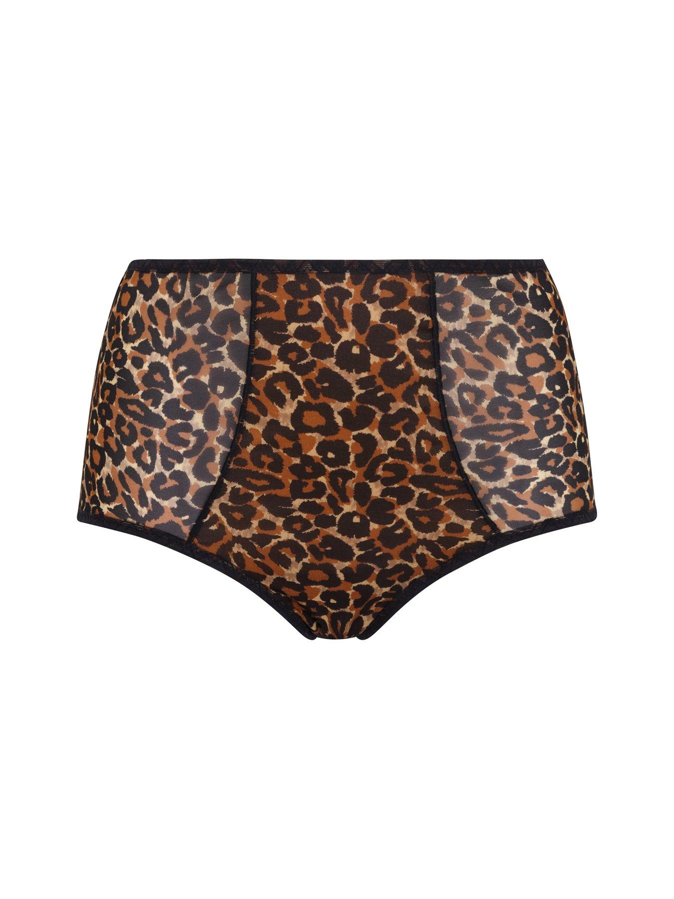 Image 6 of 6 of Gossard Gossard Glossies Leopard Deep Brief