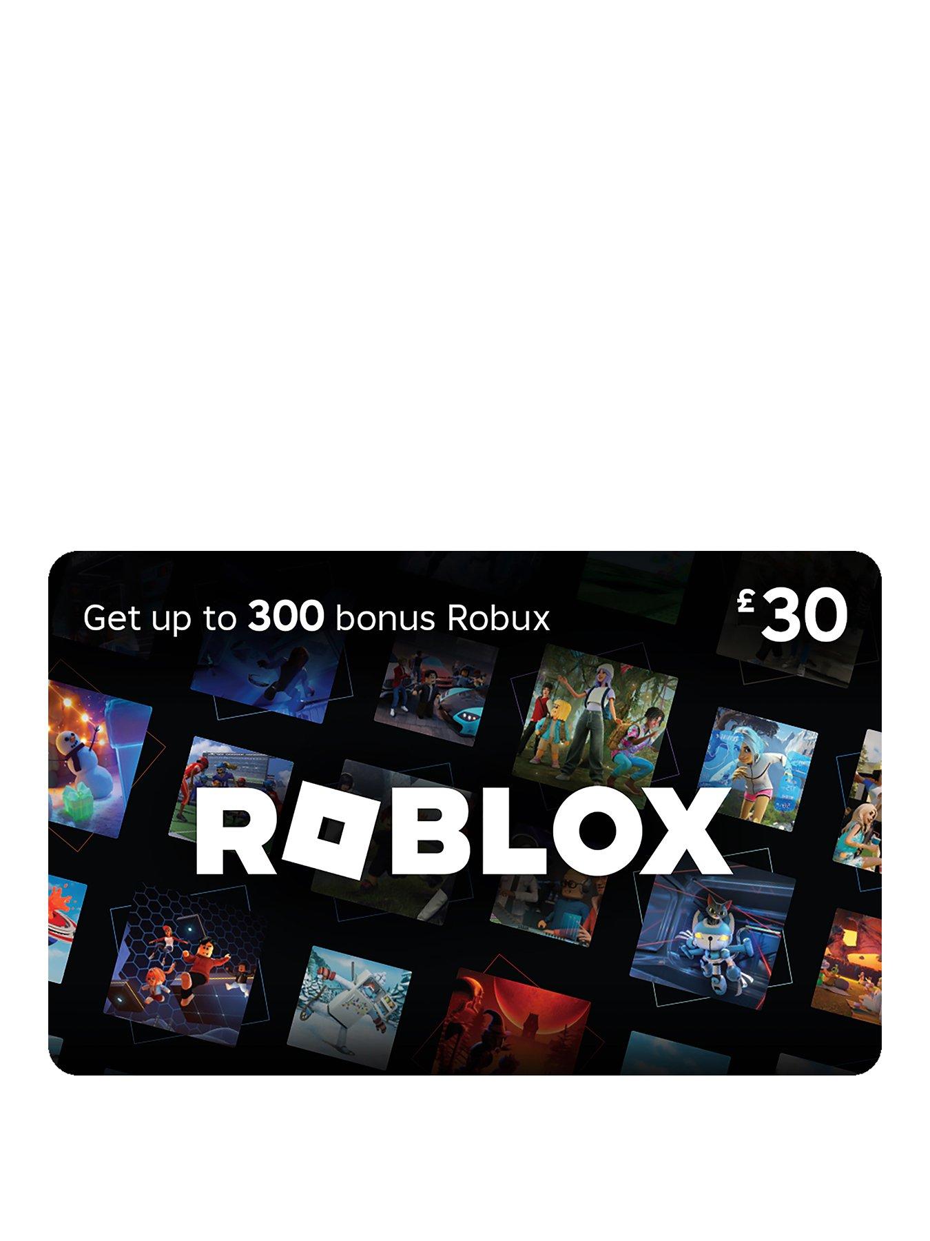 Roblox £30 Gift Card (Digital Download) | Littlewoods