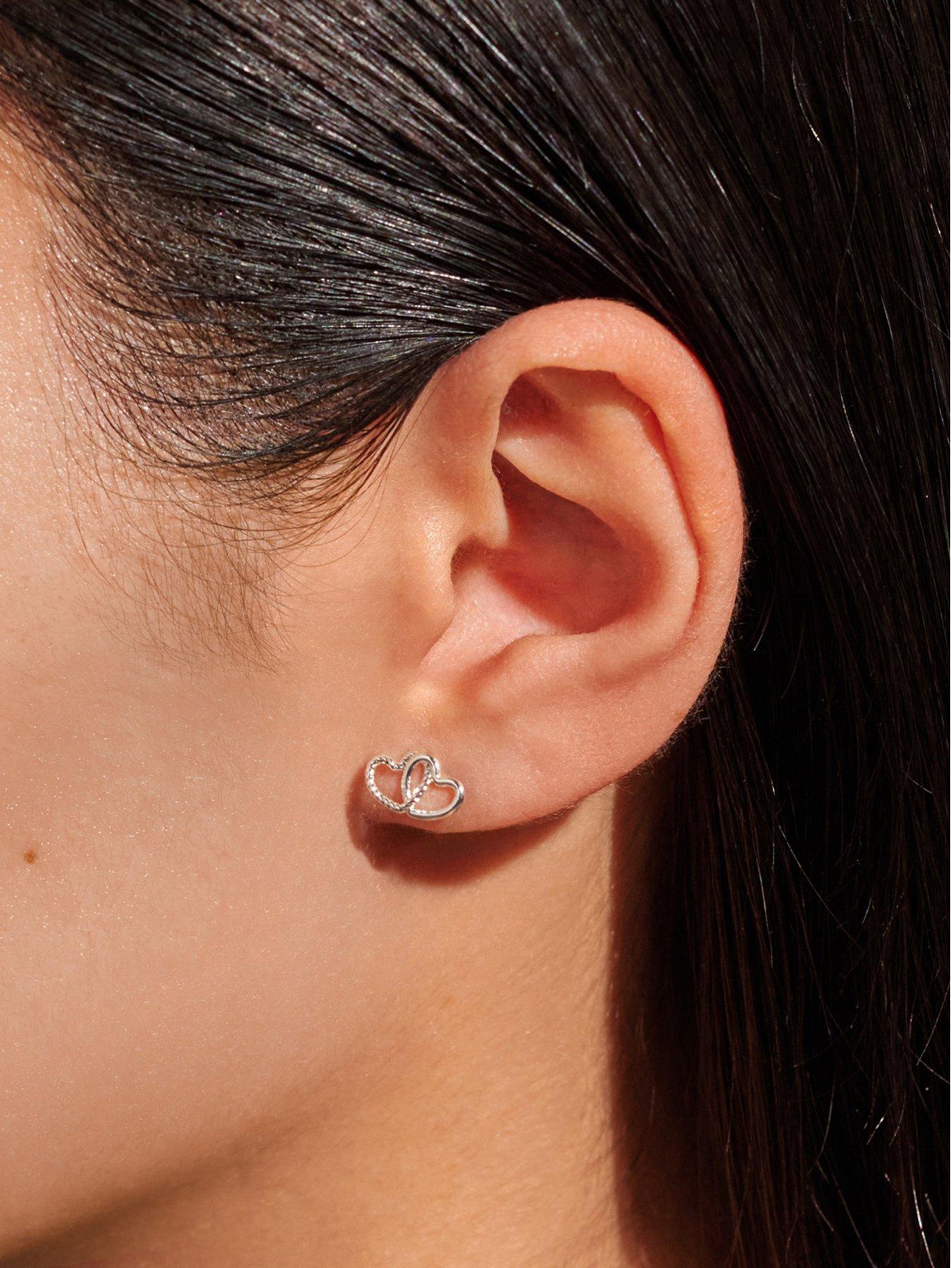 Image 2 of 6 of Joma Jewellery MOMENTS TO SHINE , FRIENDSHIP , Silver Plated , Stud Earrings