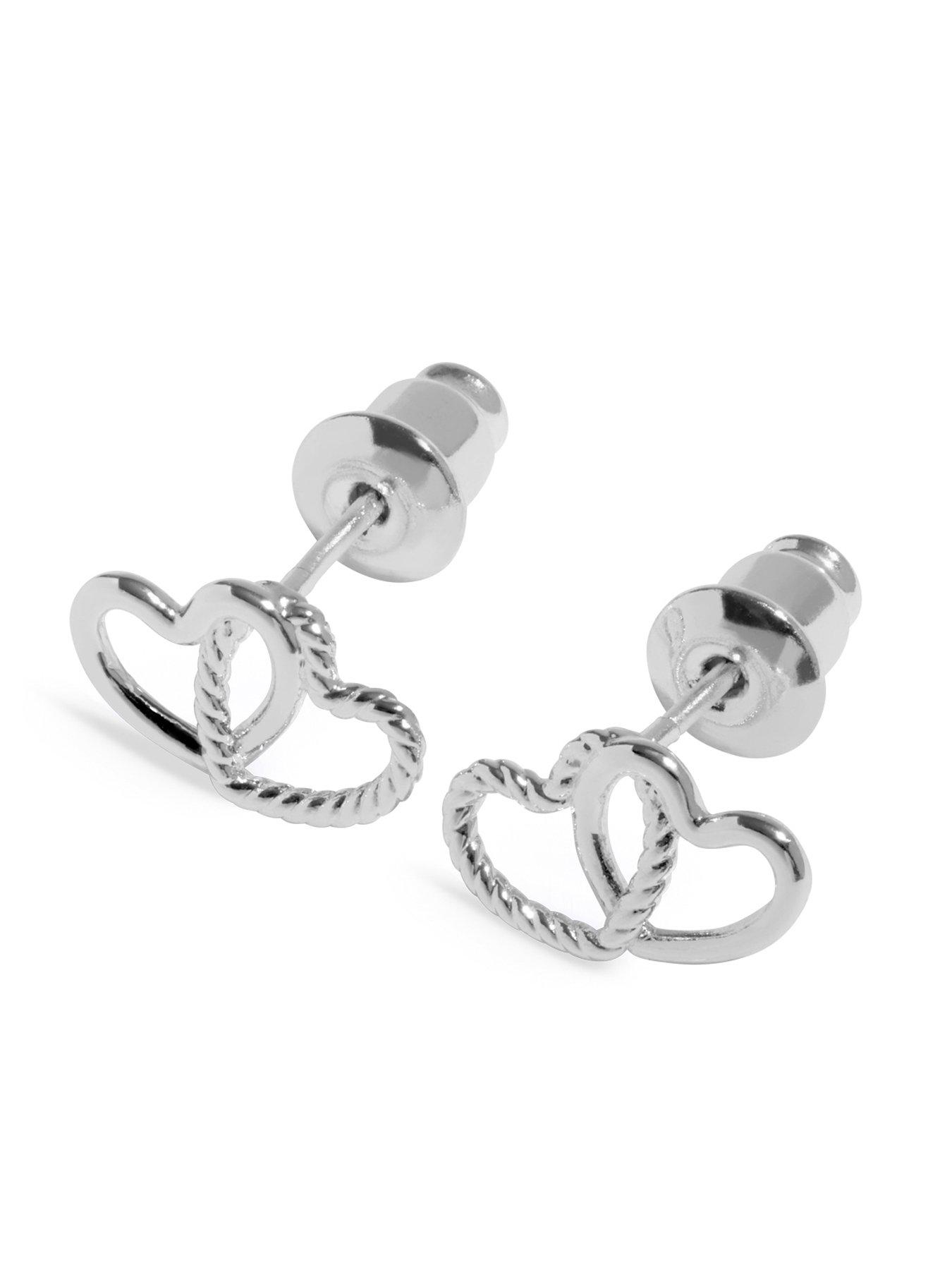 Image 3 of 6 of Joma Jewellery MOMENTS TO SHINE , FRIENDSHIP , Silver Plated , Stud Earrings