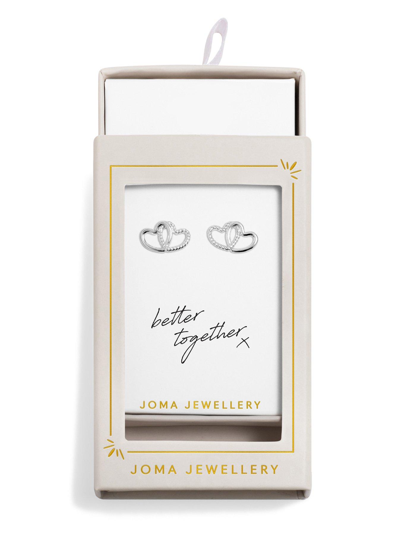 Image 5 of 6 of Joma Jewellery MOMENTS TO SHINE , FRIENDSHIP , Silver Plated , Stud Earrings