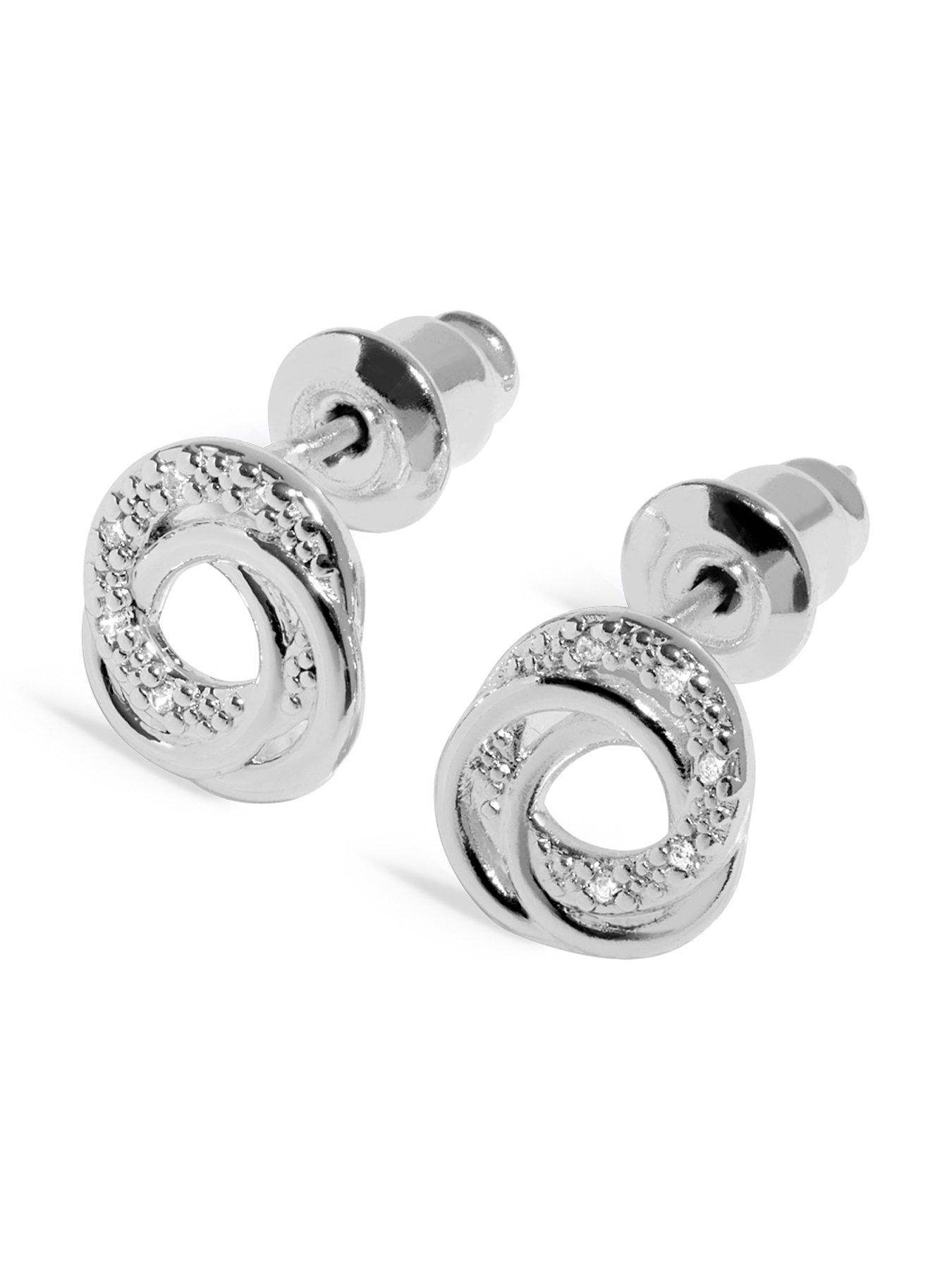 Image 3 of 6 of Joma Jewellery MOMENTS TO SHINE , AMAZING AUNTIE , Silver Plated , Stud Earrings