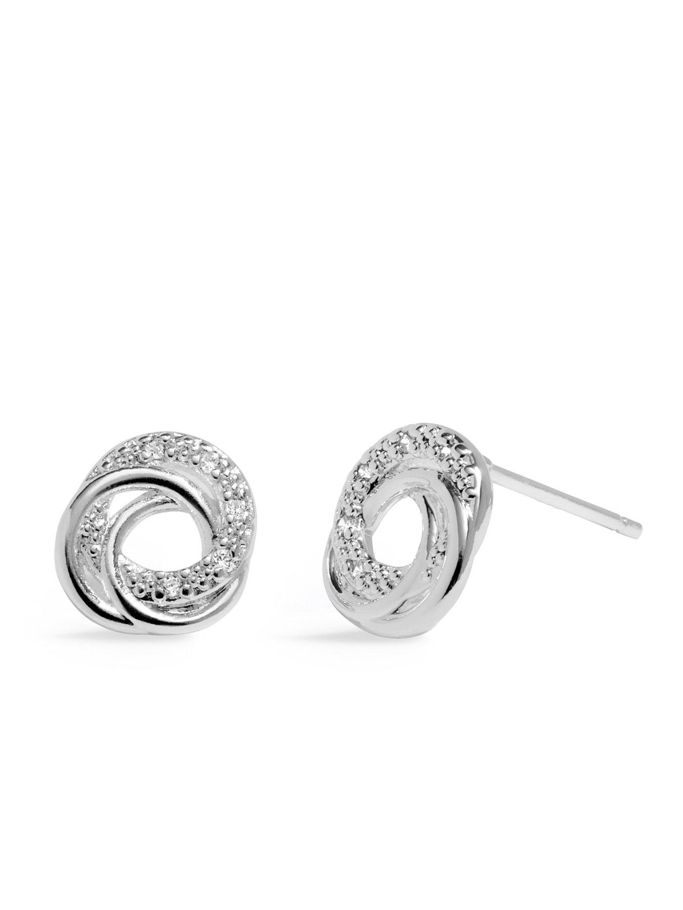 Image 4 of 6 of Joma Jewellery MOMENTS TO SHINE , AMAZING AUNTIE , Silver Plated , Stud Earrings