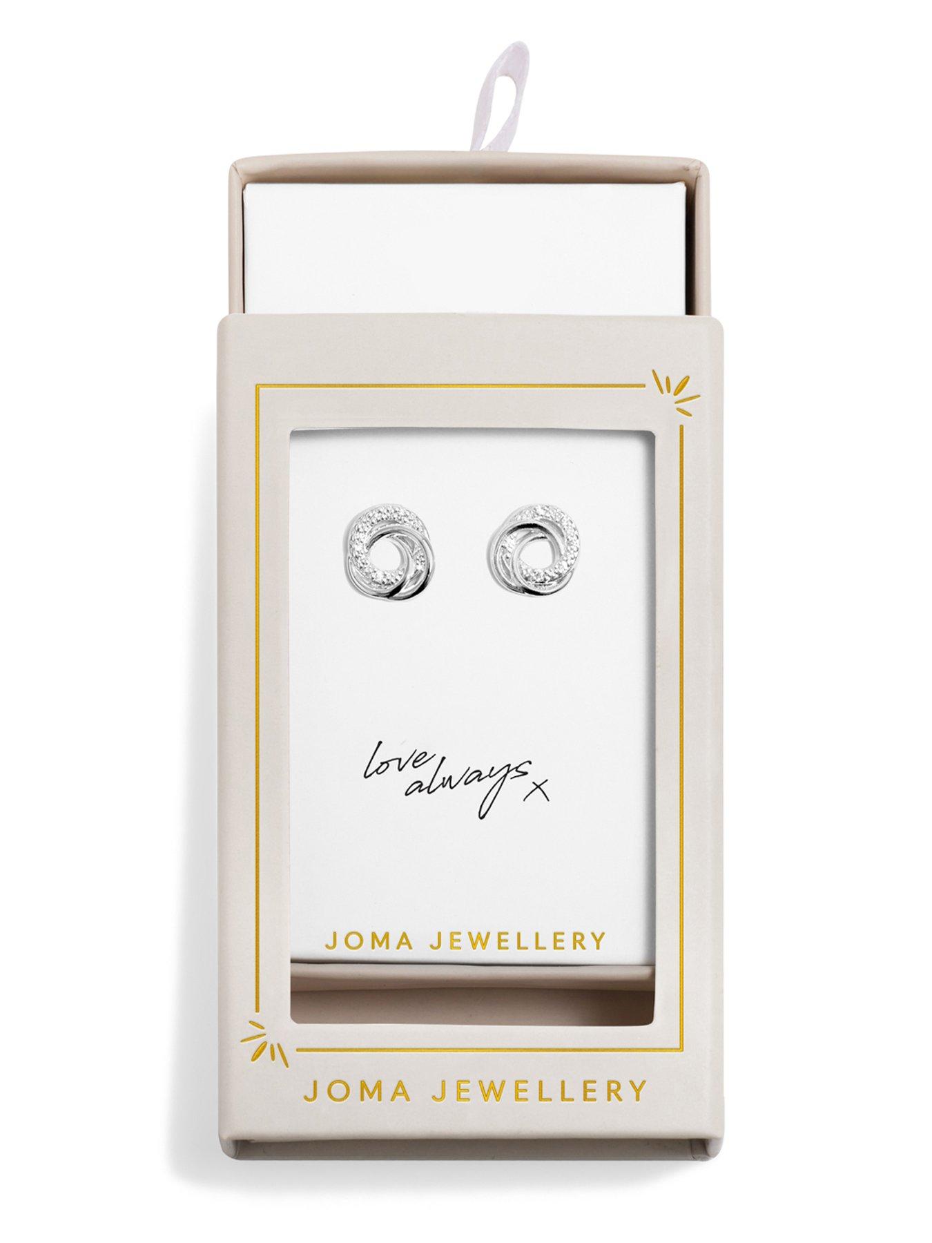 Image 5 of 6 of Joma Jewellery MOMENTS TO SHINE , AMAZING AUNTIE , Silver Plated , Stud Earrings