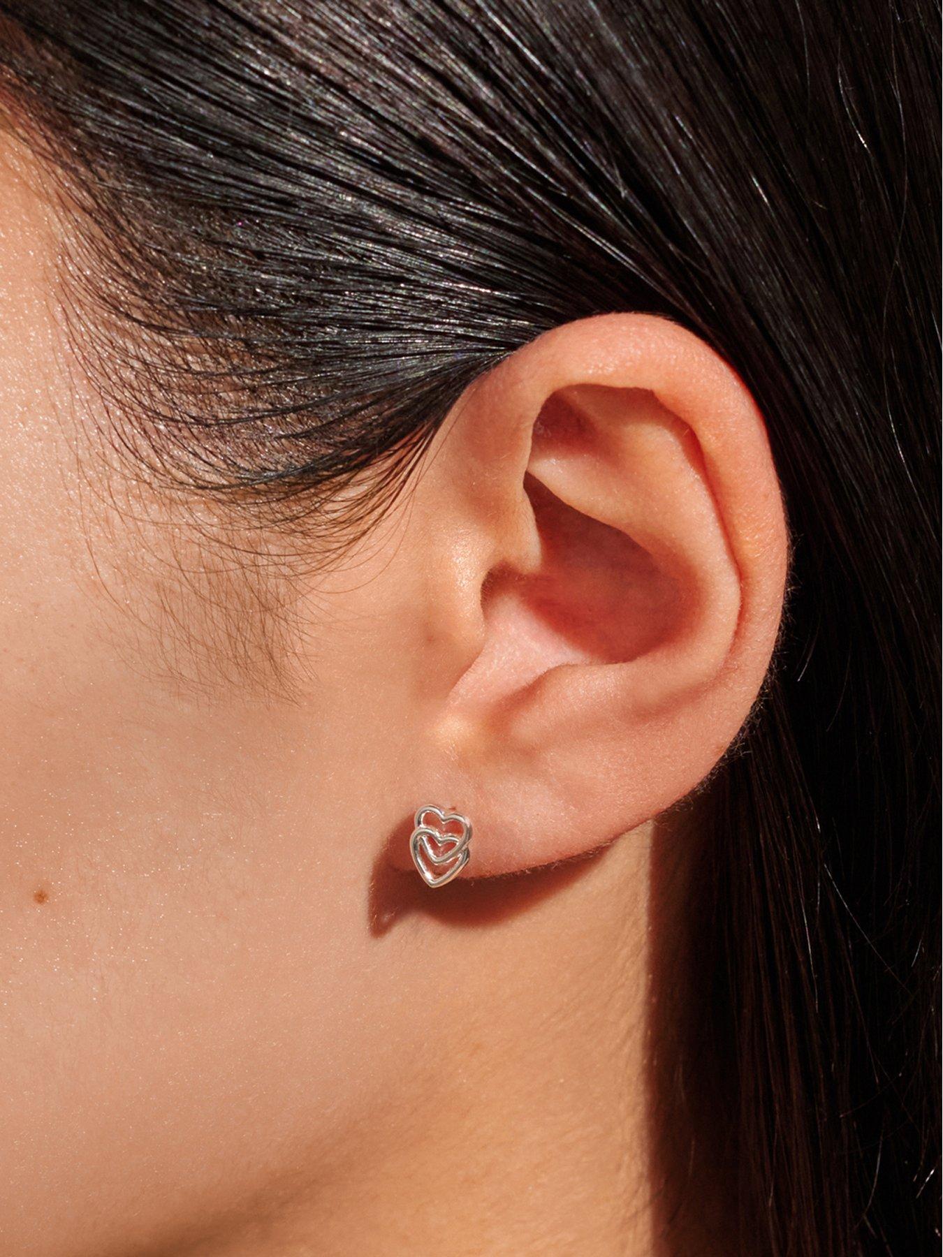 Image 2 of 6 of Joma Jewellery MOMENTS TO SHINE , SUPER SISTER , Silver Plated , Stud Earrings