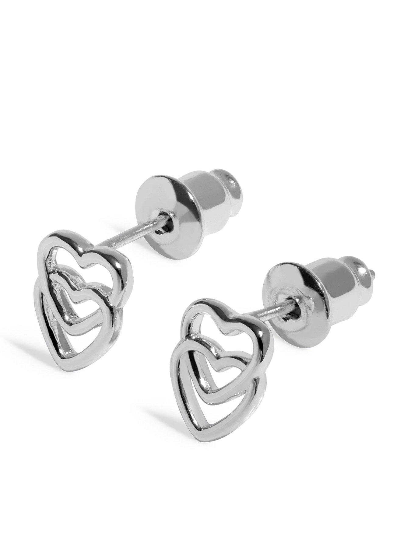 Image 3 of 6 of Joma Jewellery MOMENTS TO SHINE , SUPER SISTER , Silver Plated , Stud Earrings