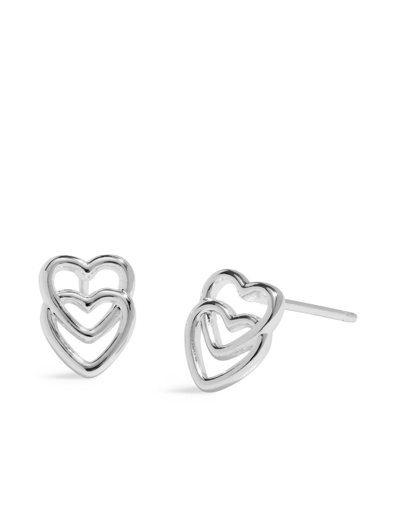 Image 4 of 6 of Joma Jewellery MOMENTS TO SHINE , SUPER SISTER , Silver Plated , Stud Earrings