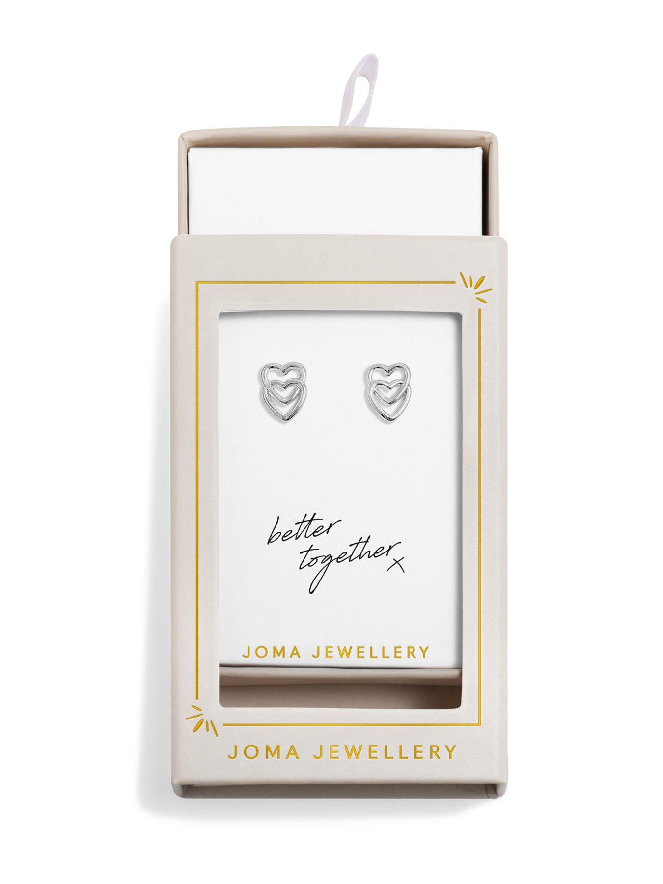 Image 5 of 6 of Joma Jewellery MOMENTS TO SHINE , SUPER SISTER , Silver Plated , Stud Earrings