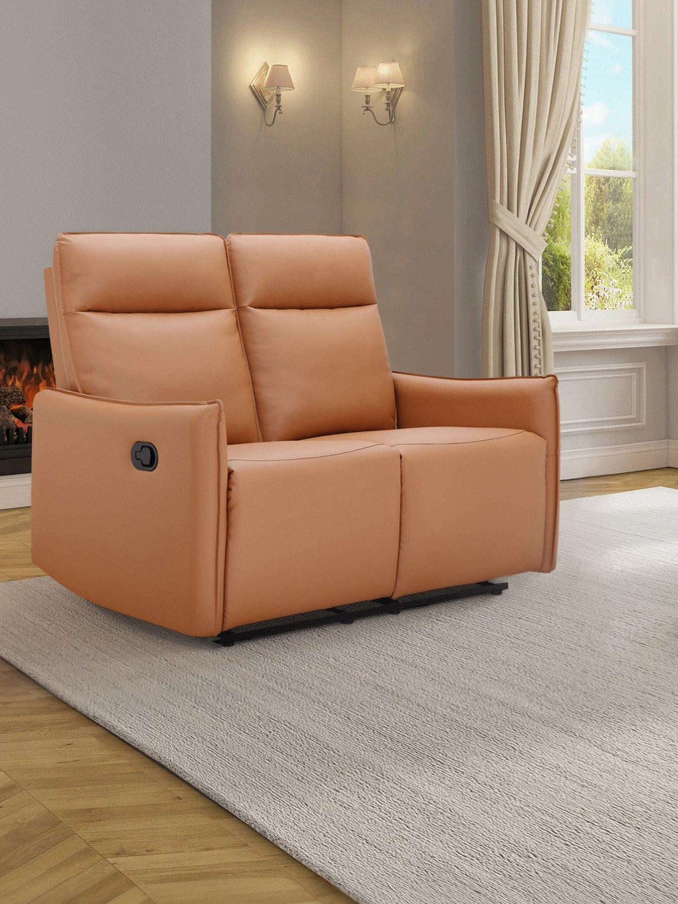 Dorel Home Lugo Faux Leather 2 Seater Manual Recliner