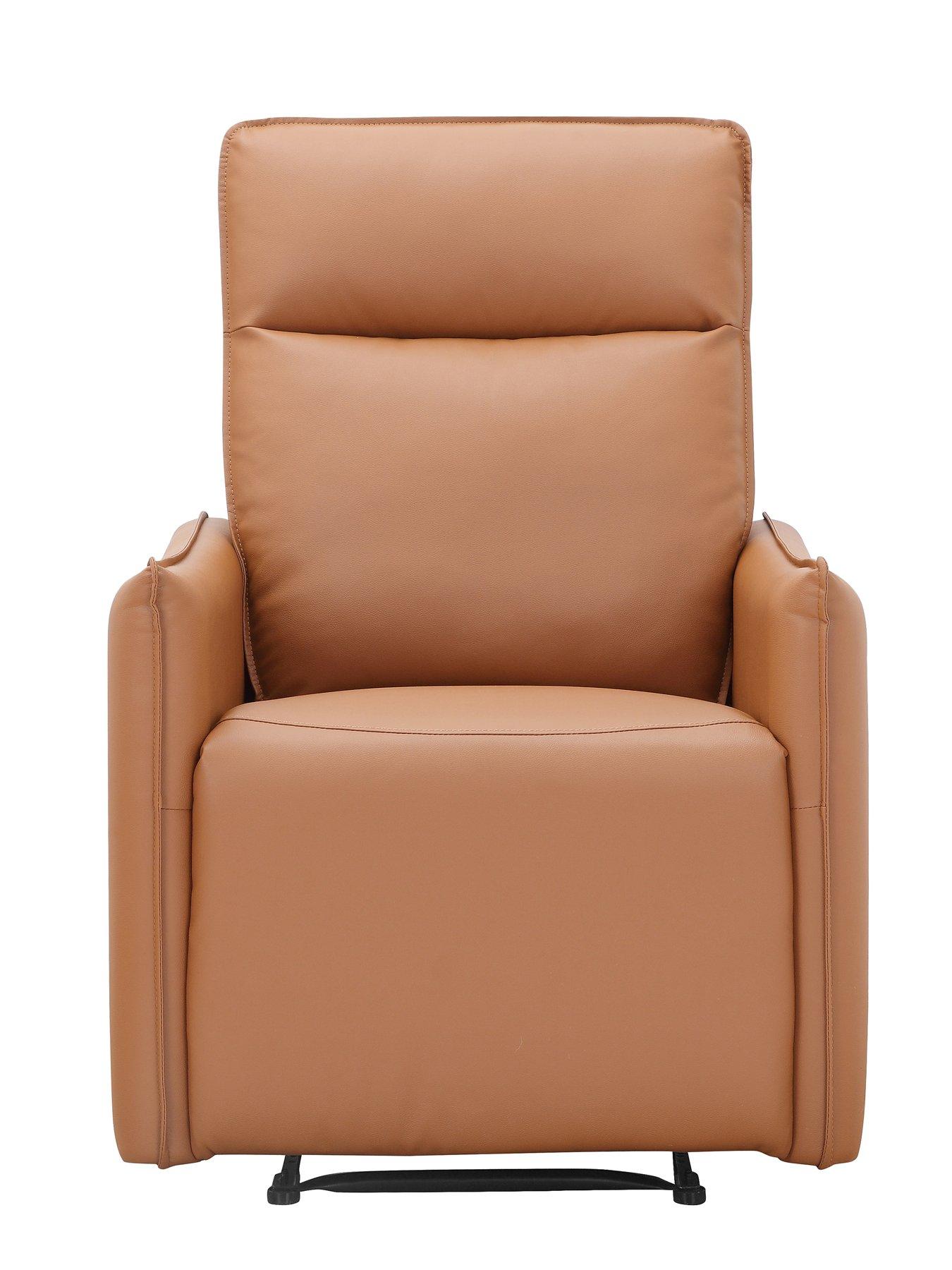 Image 3 of 7 of Dorel Home Lugo Faux Leather Manual Recliner