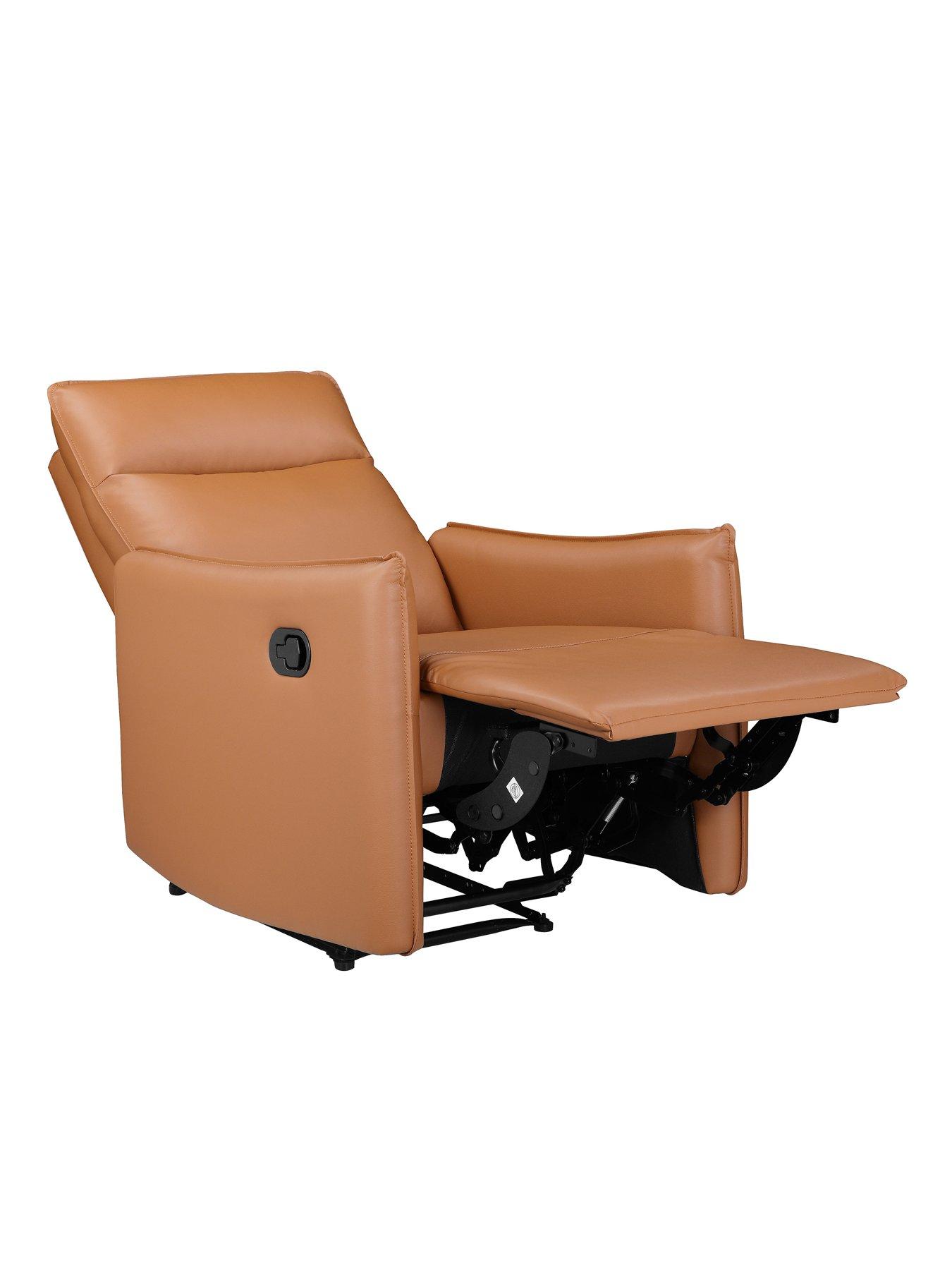 Image 4 of 7 of Dorel Home Lugo Faux Leather Manual Recliner
