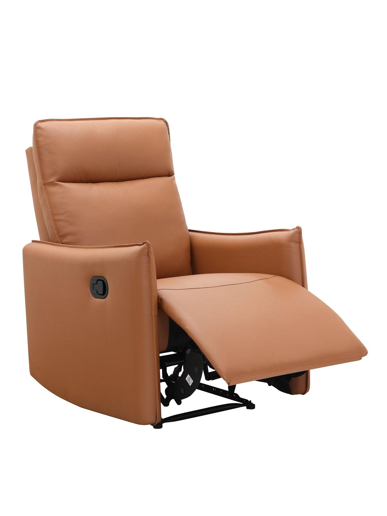 Image 5 of 7 of Dorel Home Lugo Faux Leather Manual Recliner