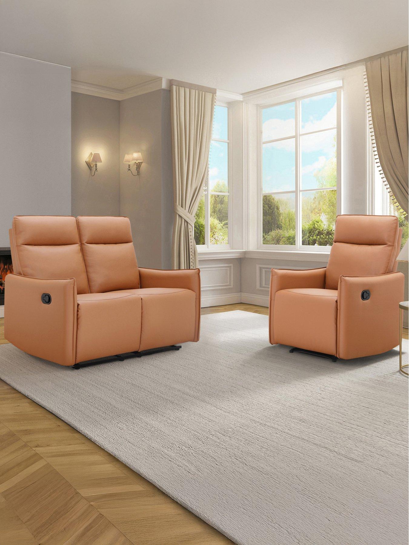 Image 7 of 7 of Dorel Home Lugo Faux Leather Manual Recliner