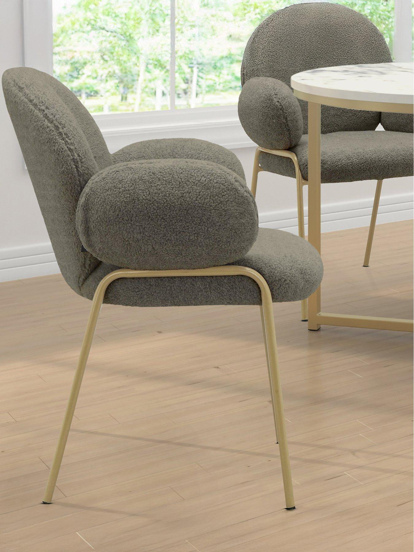 Dorel Home Iwama Set of 2 Cosy Dining Chairs