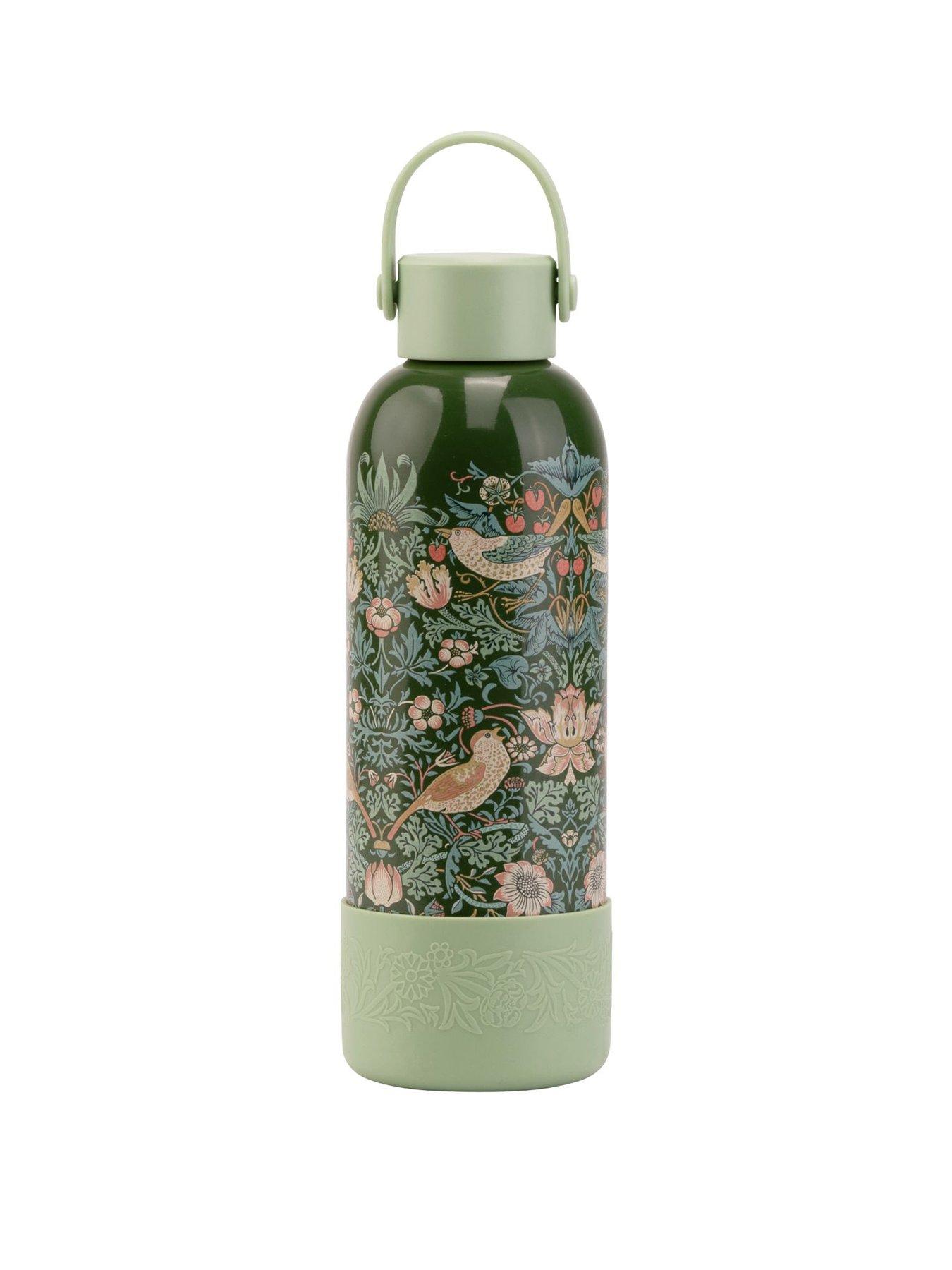 Image 1 of 4 of William Morris at Home Wmah St Ss Bottle Strawberry Green