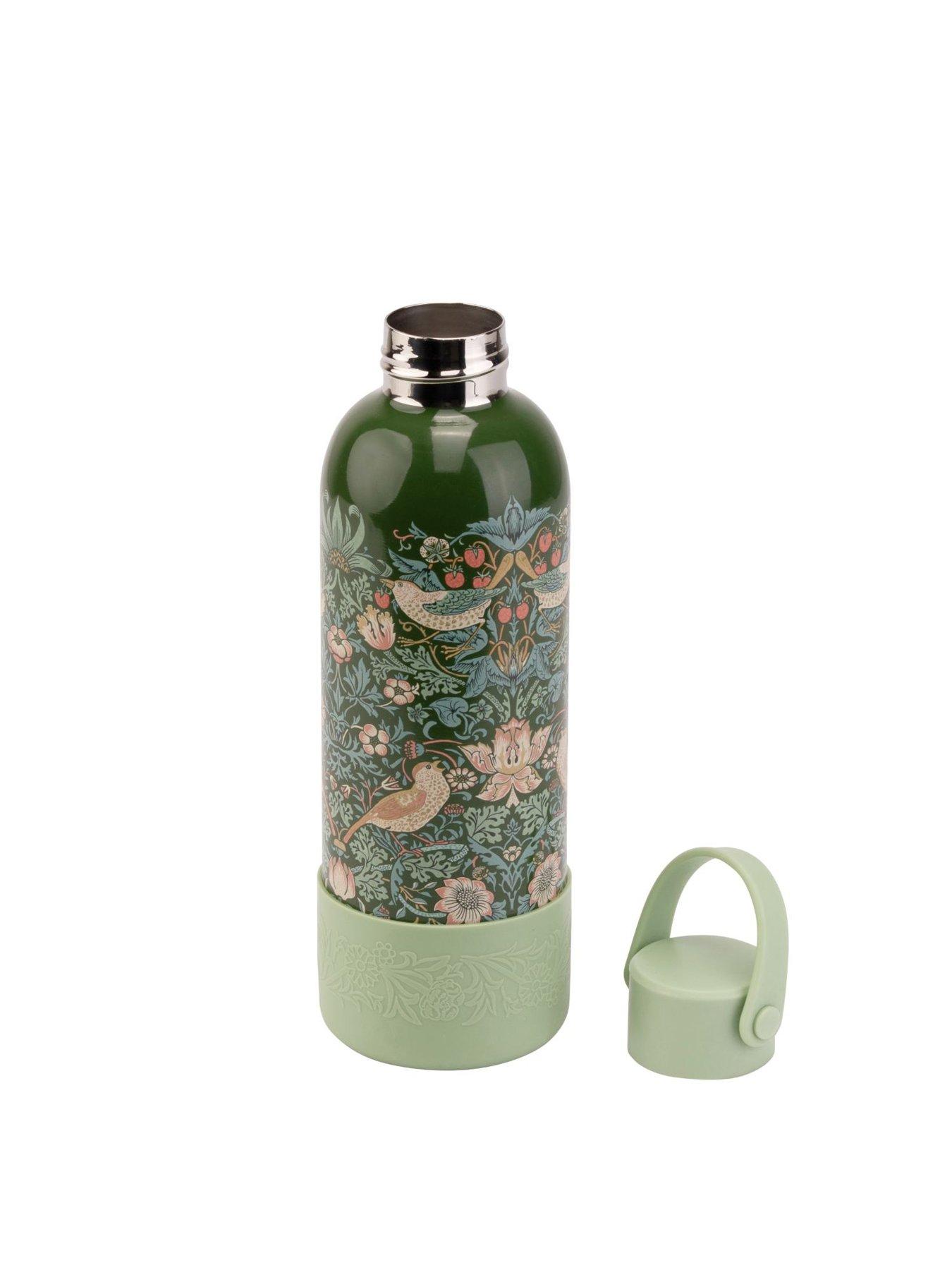 Image 3 of 4 of William Morris at Home Wmah St Ss Bottle Strawberry Green
