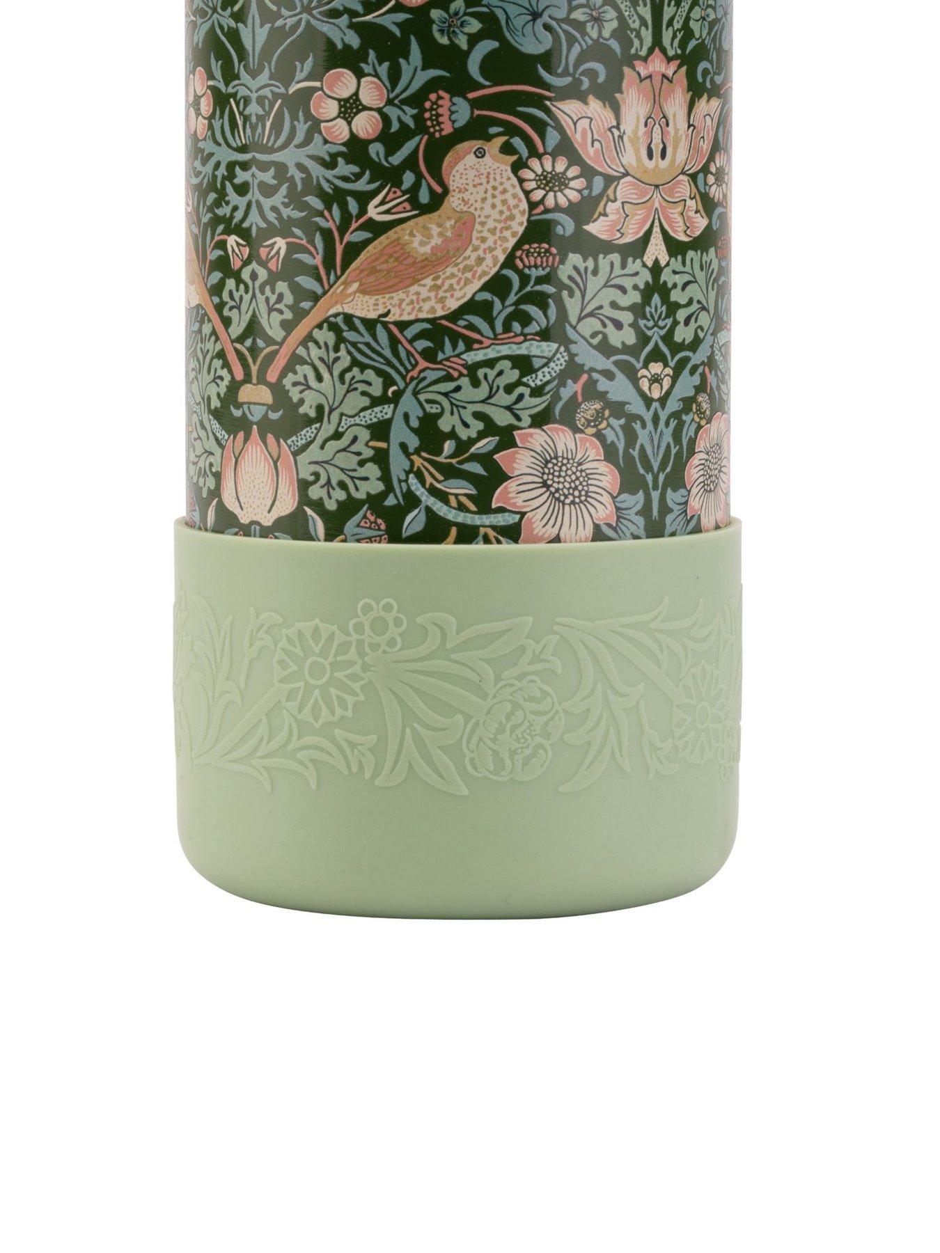 Image 4 of 4 of William Morris at Home Wmah St Ss Bottle Strawberry Green