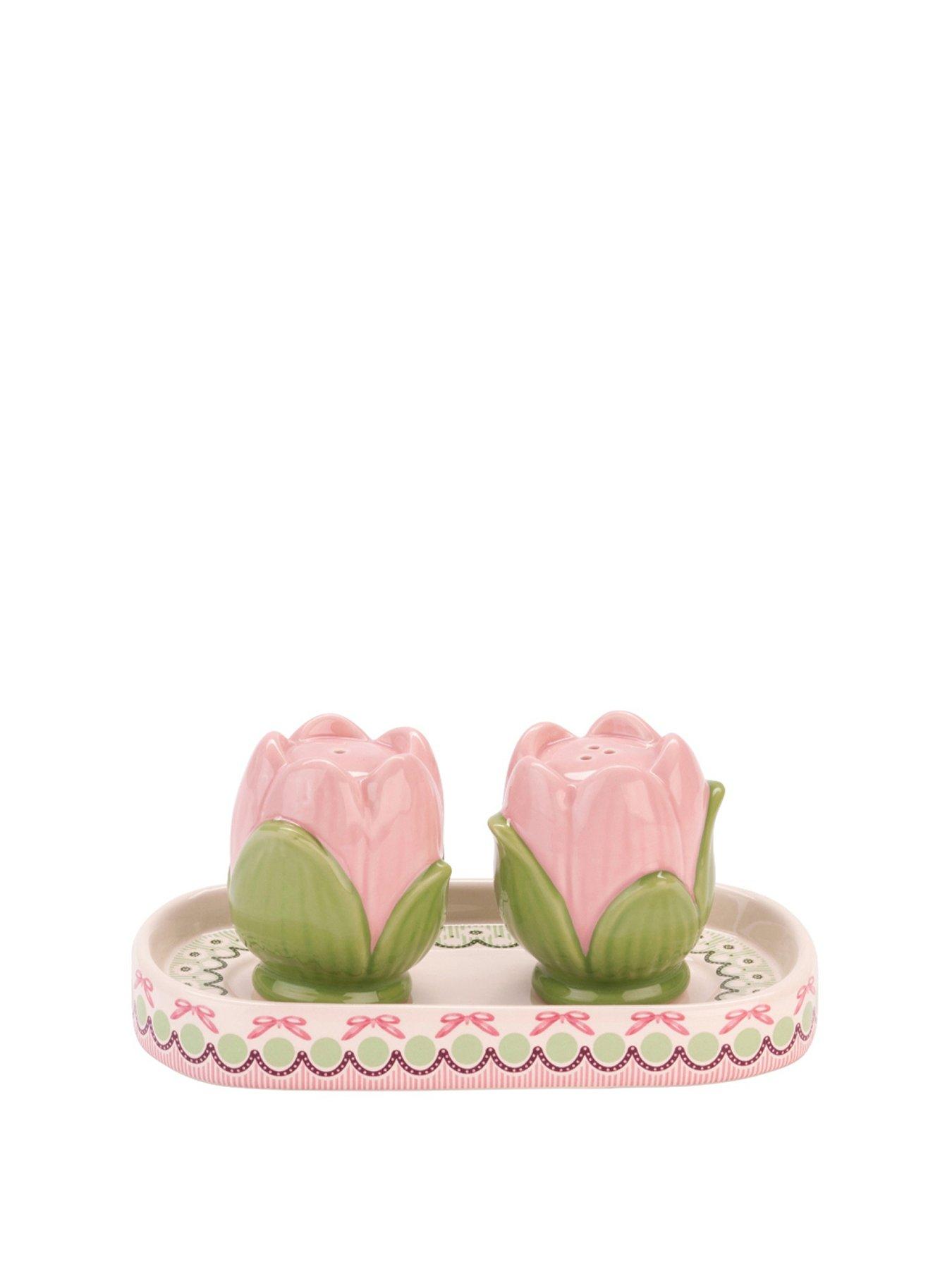Image 1 of 2 of Cath Kidston Spitalfields Silk Salt & Pepper Shaker Set