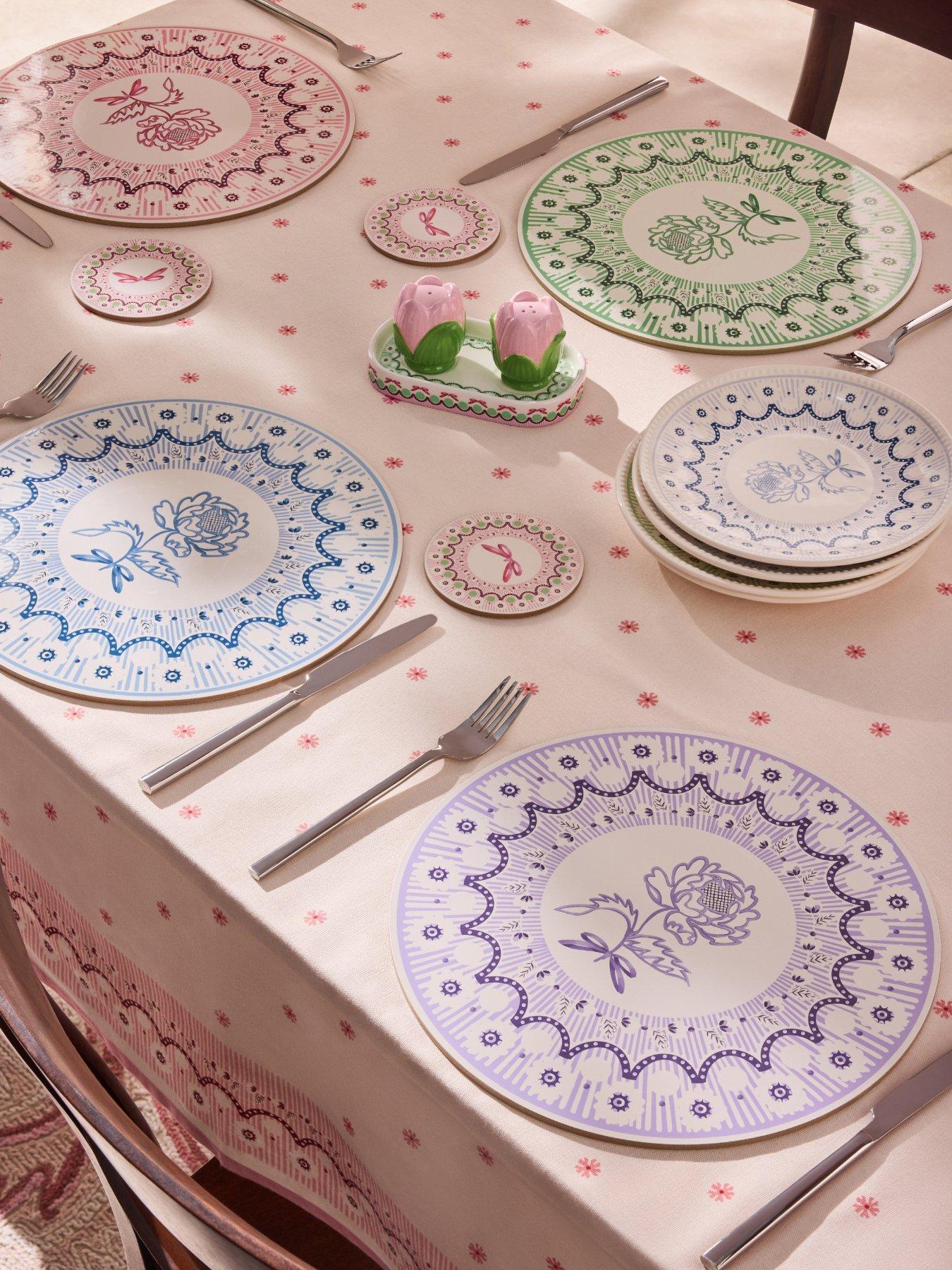 Cath Kidston Spitalfields Silk Placemats Set of 4