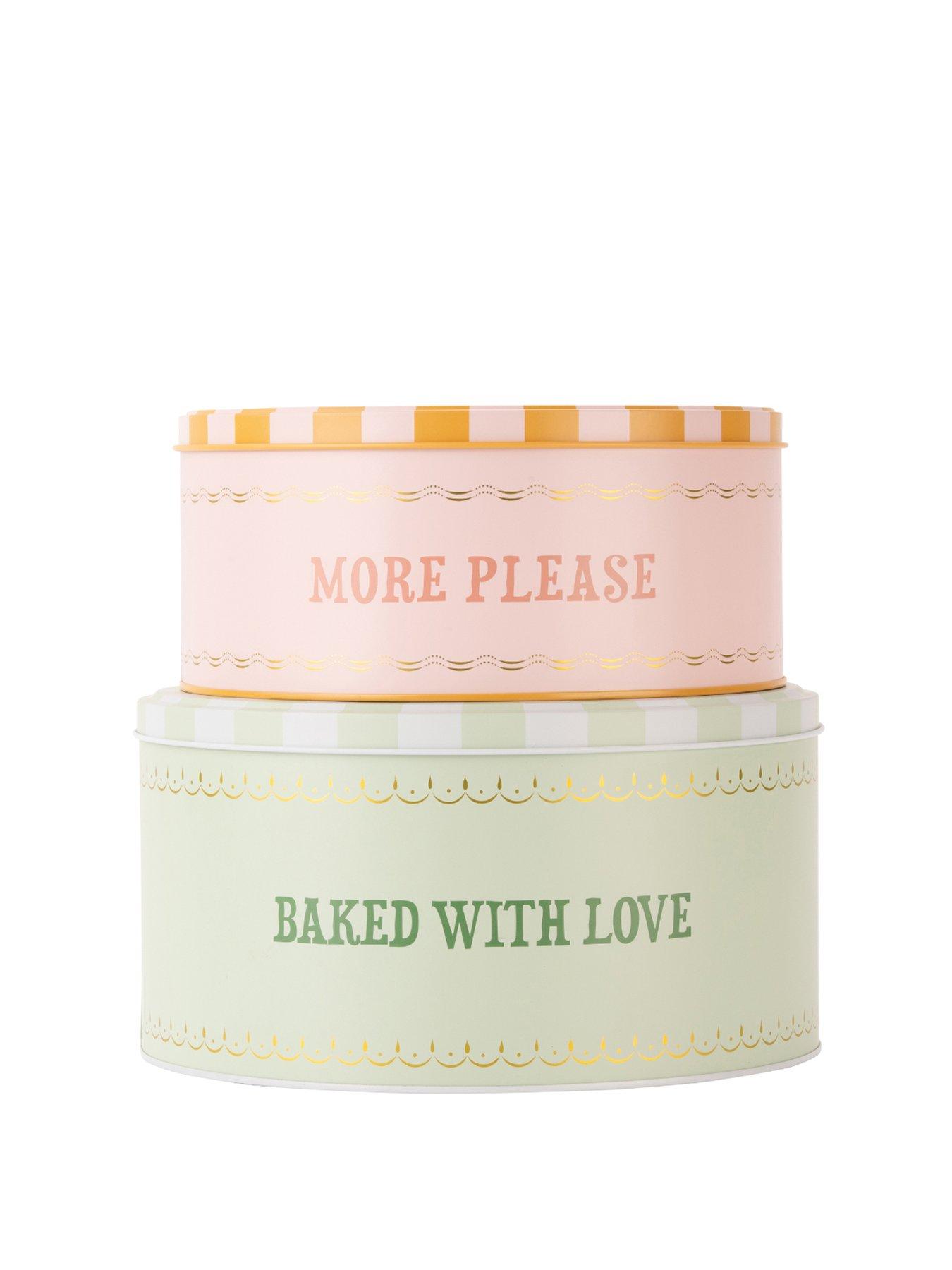Yvonne Ellen So2 Cake Tins Slogan