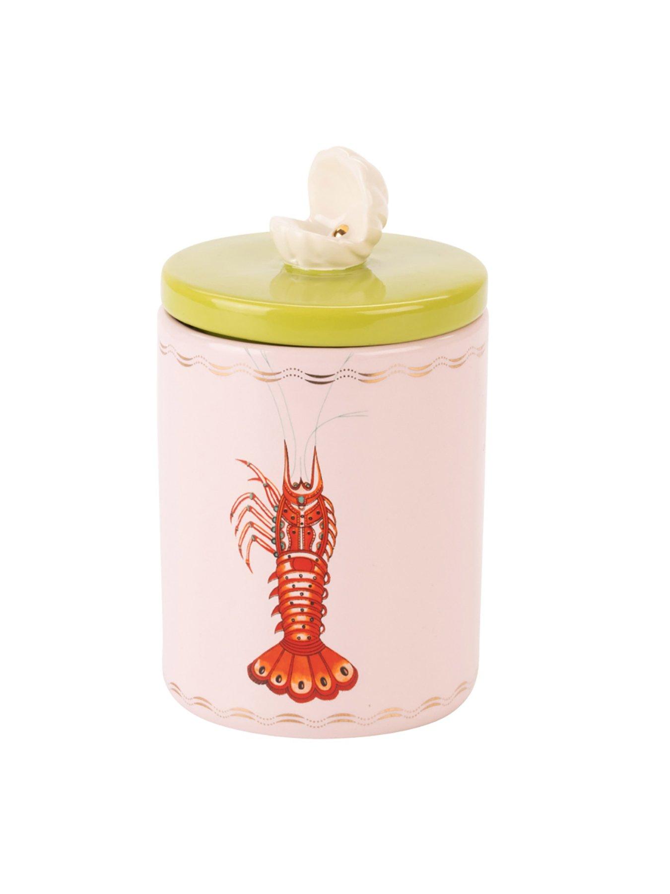 Image 2 of 5 of Yvonne Ellen Storage Jar Med Lobster