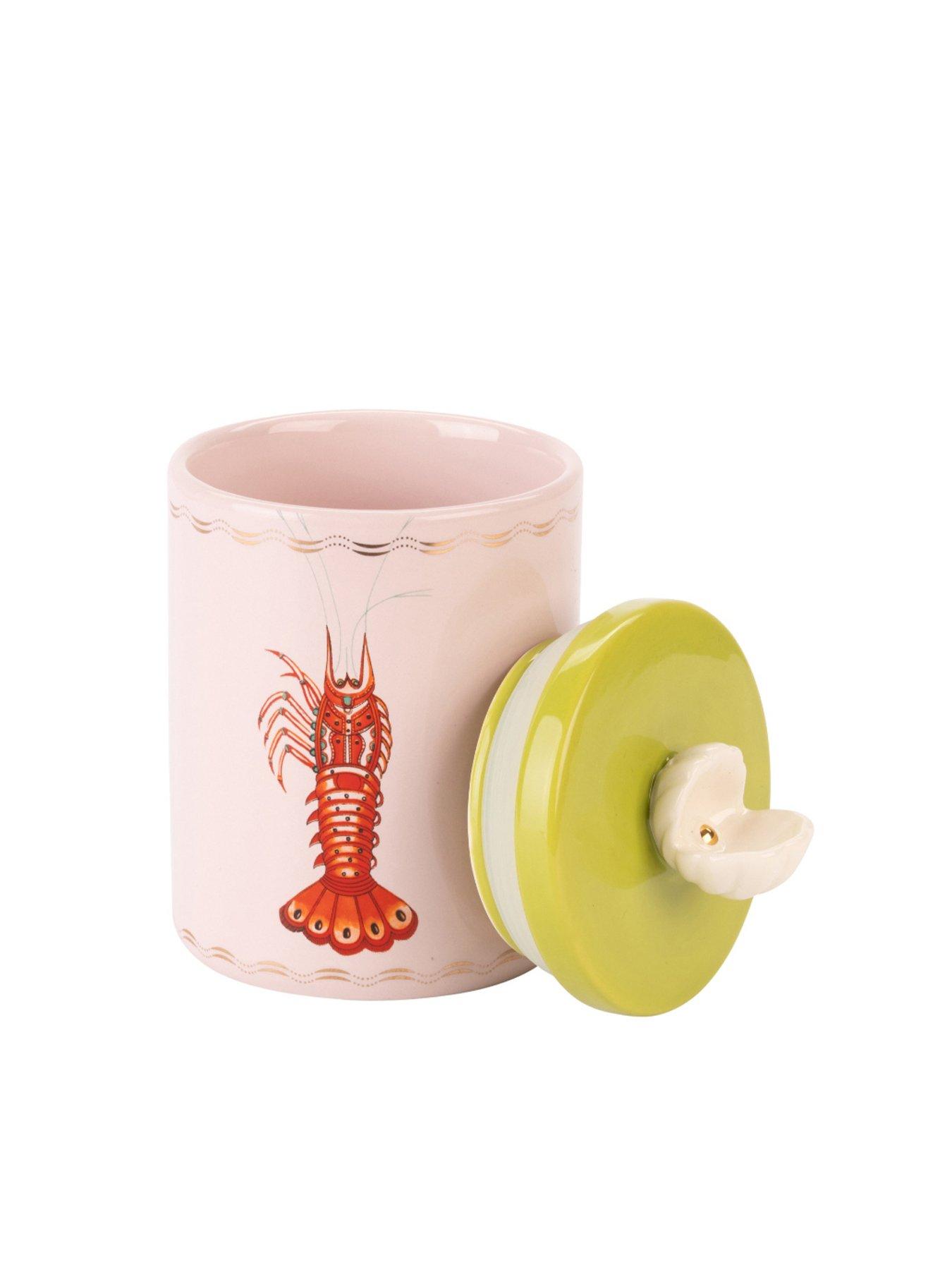 Image 3 of 5 of Yvonne Ellen Storage Jar Med Lobster