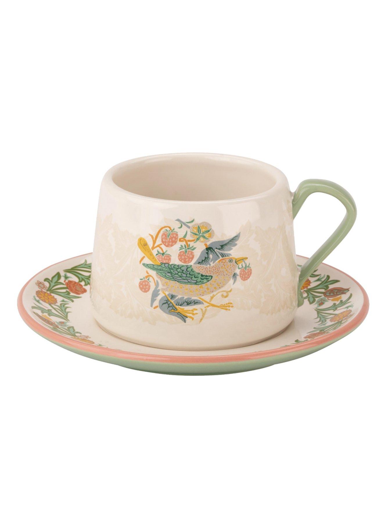 Image 2 of 3 of William Morris at Home Kg Teacup &amp; Saucer