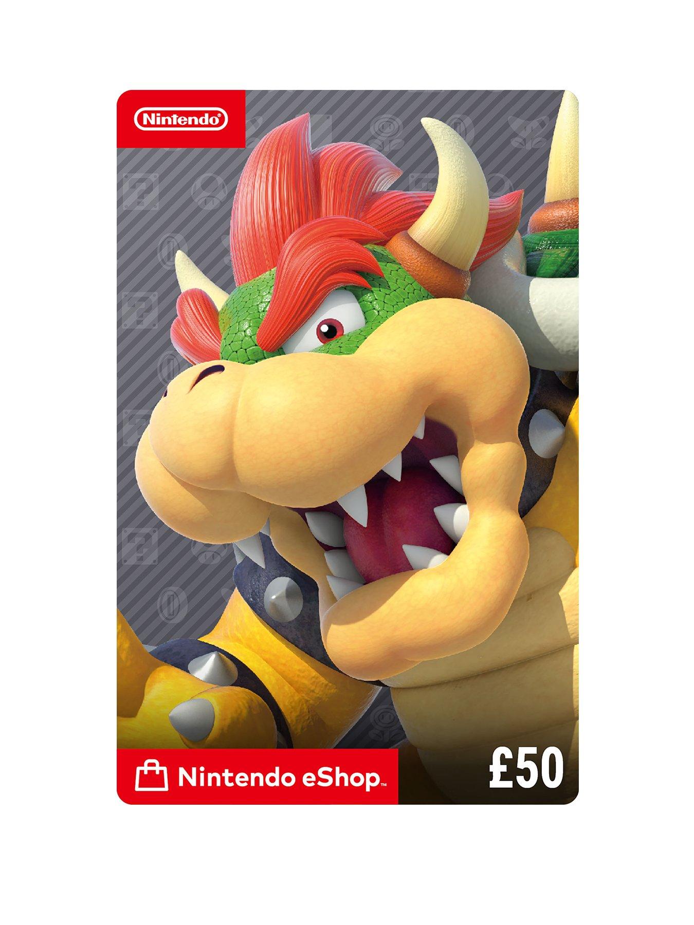 Image 1 of 1 of Nintendo eShop &pound;50 Digital Gift Card (Digital Download)