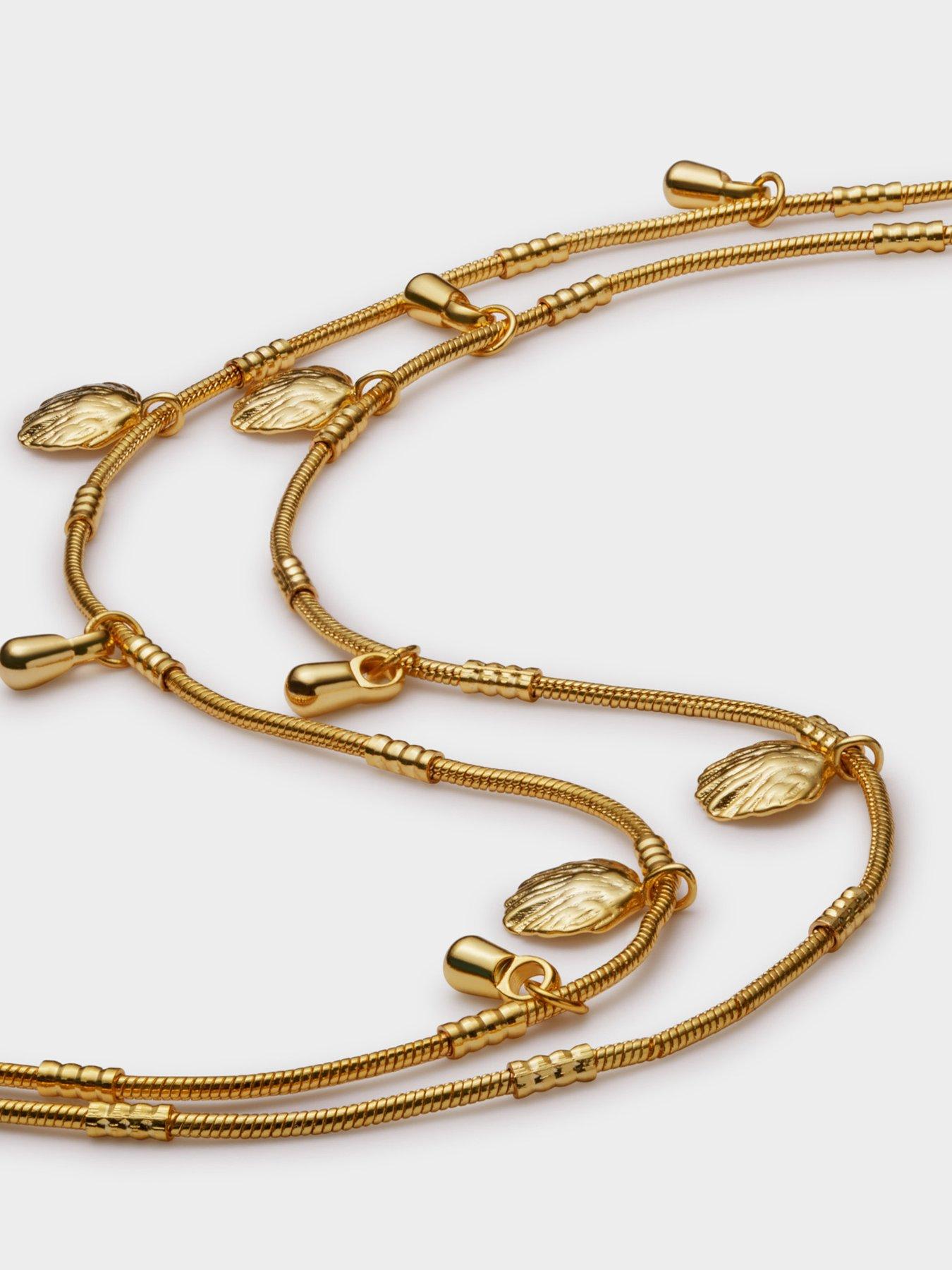 Image 3 of 5 of Katie Loxton COCHELLIA ANKLET , Gold Coated , 23cm + 3cm extender
