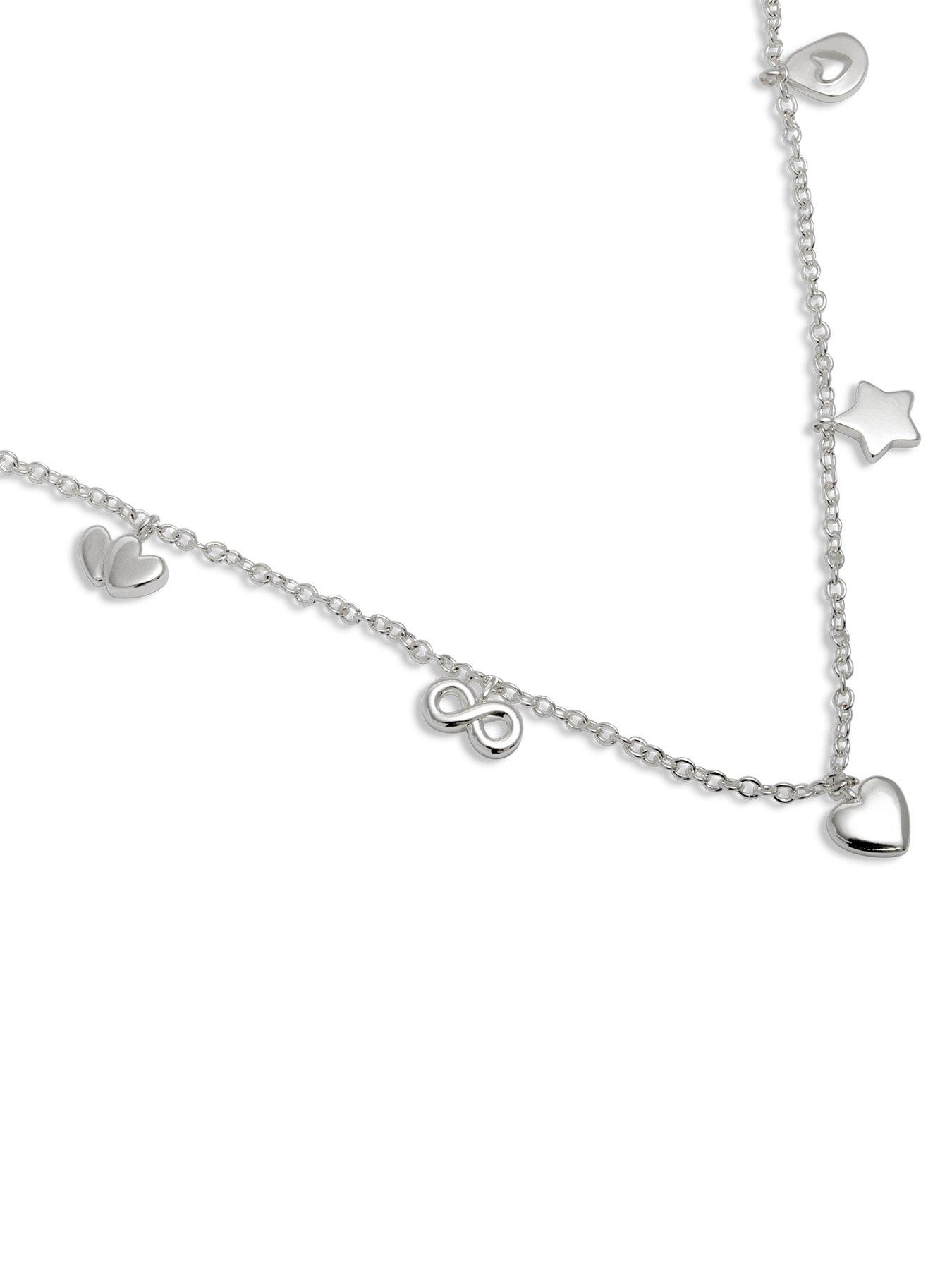Image 4 of 5 of Joma Jewellery LIFE'S A CHARM NECKLACE , LOVELY FRIEND , Silver Plated , Necklace , 46cm + 5cm extender