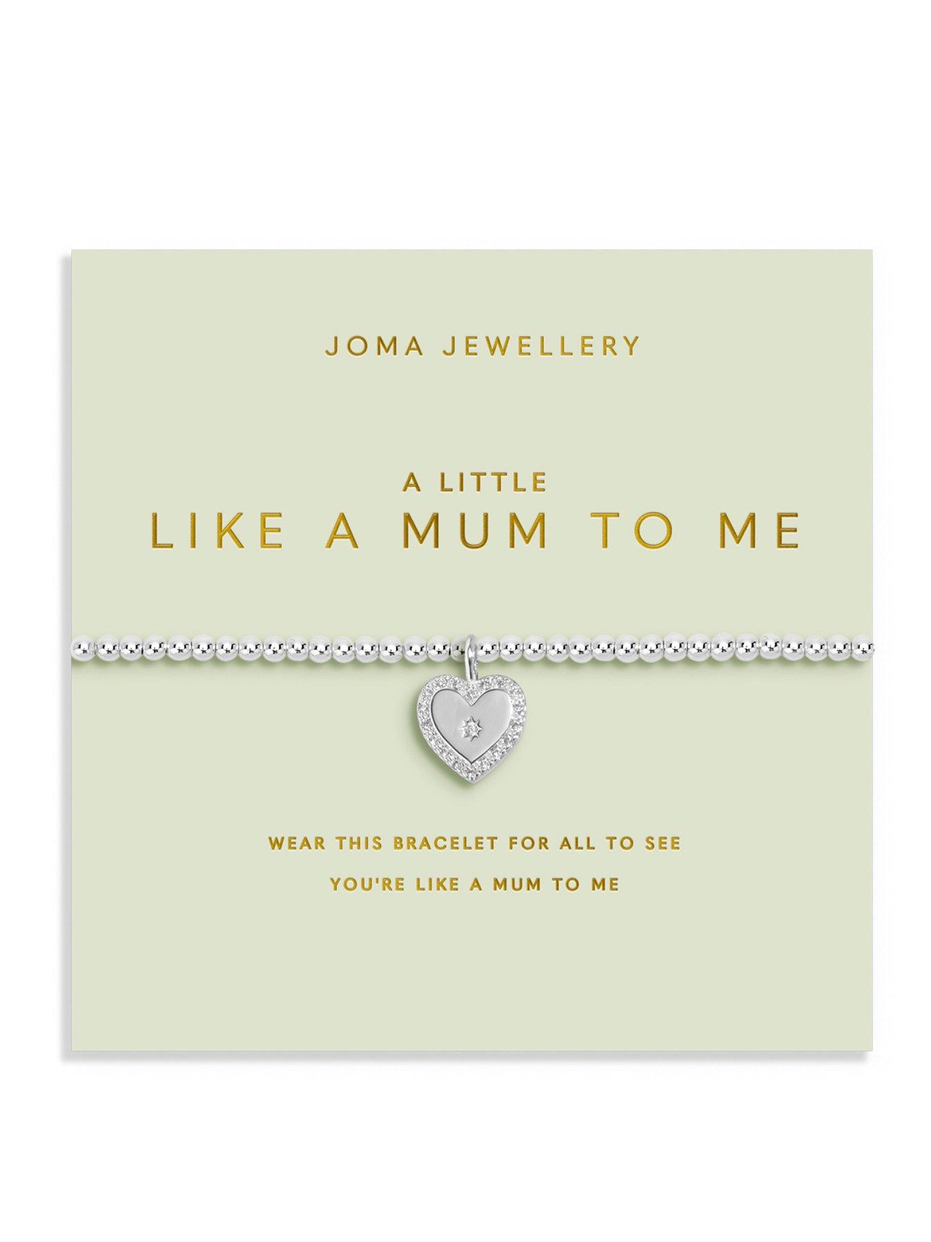 Joma Jewellery MOTHER'S DAY A LITTLE , LIKE A MUM TO ME , Silver Plated , Bracelet , 17.5cm stretch