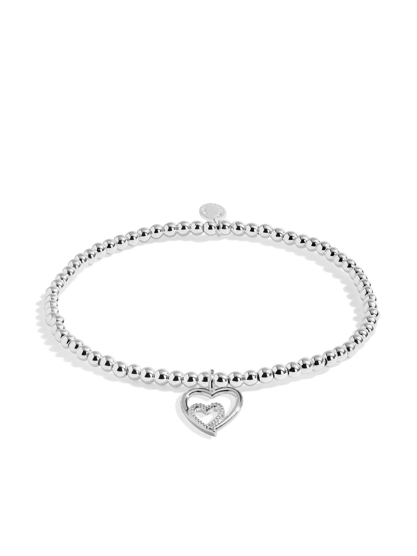 Image 3 of 5 of Joma Jewellery MOTHER'S DAY A LITTLE , HAPPY FIRST MOTHER'S DAY , Silver Plated , Bracelet , 17.5cm stretch