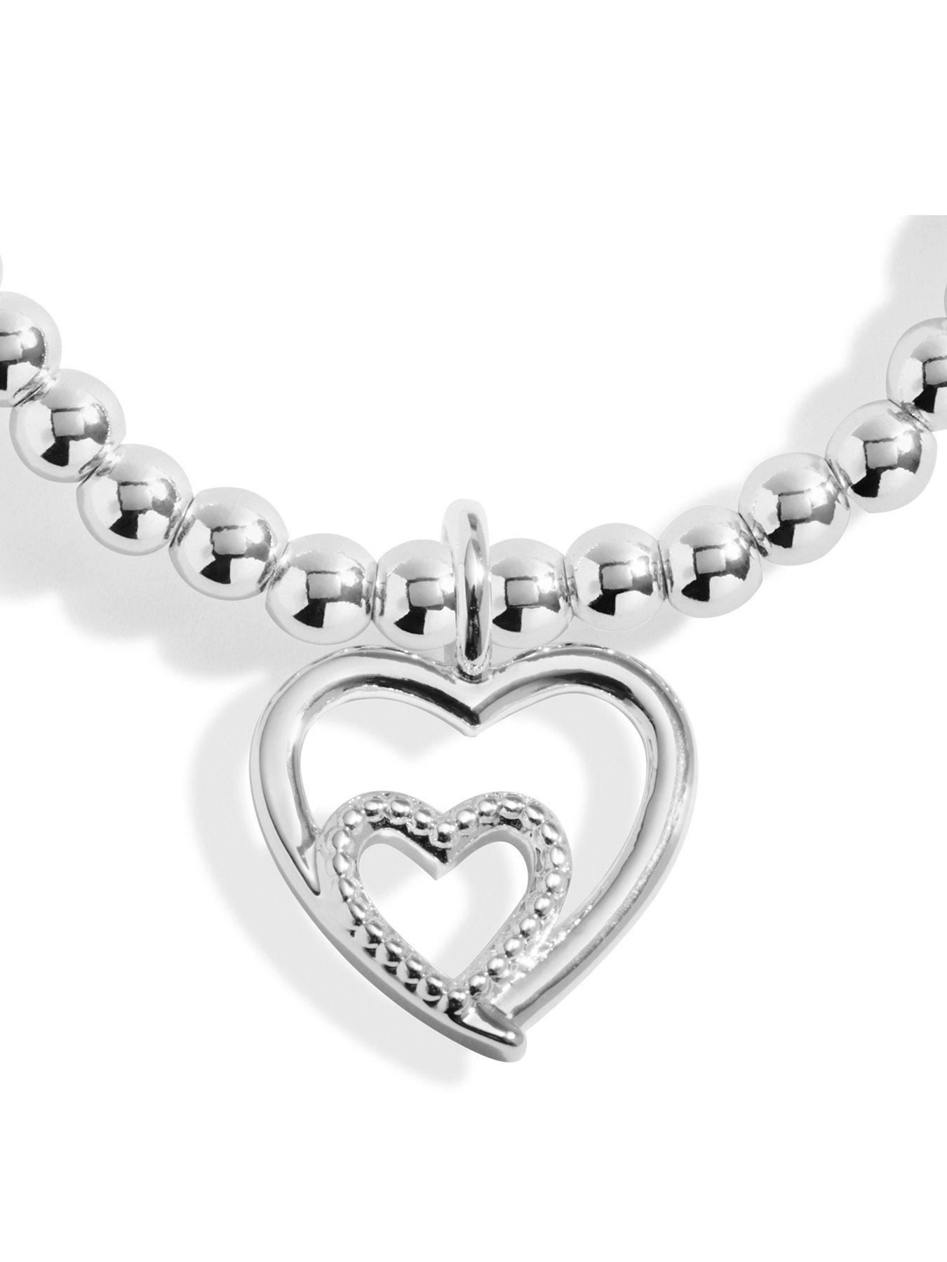 Image 4 of 5 of Joma Jewellery MOTHER'S DAY A LITTLE , HAPPY FIRST MOTHER'S DAY , Silver Plated , Bracelet , 17.5cm stretch