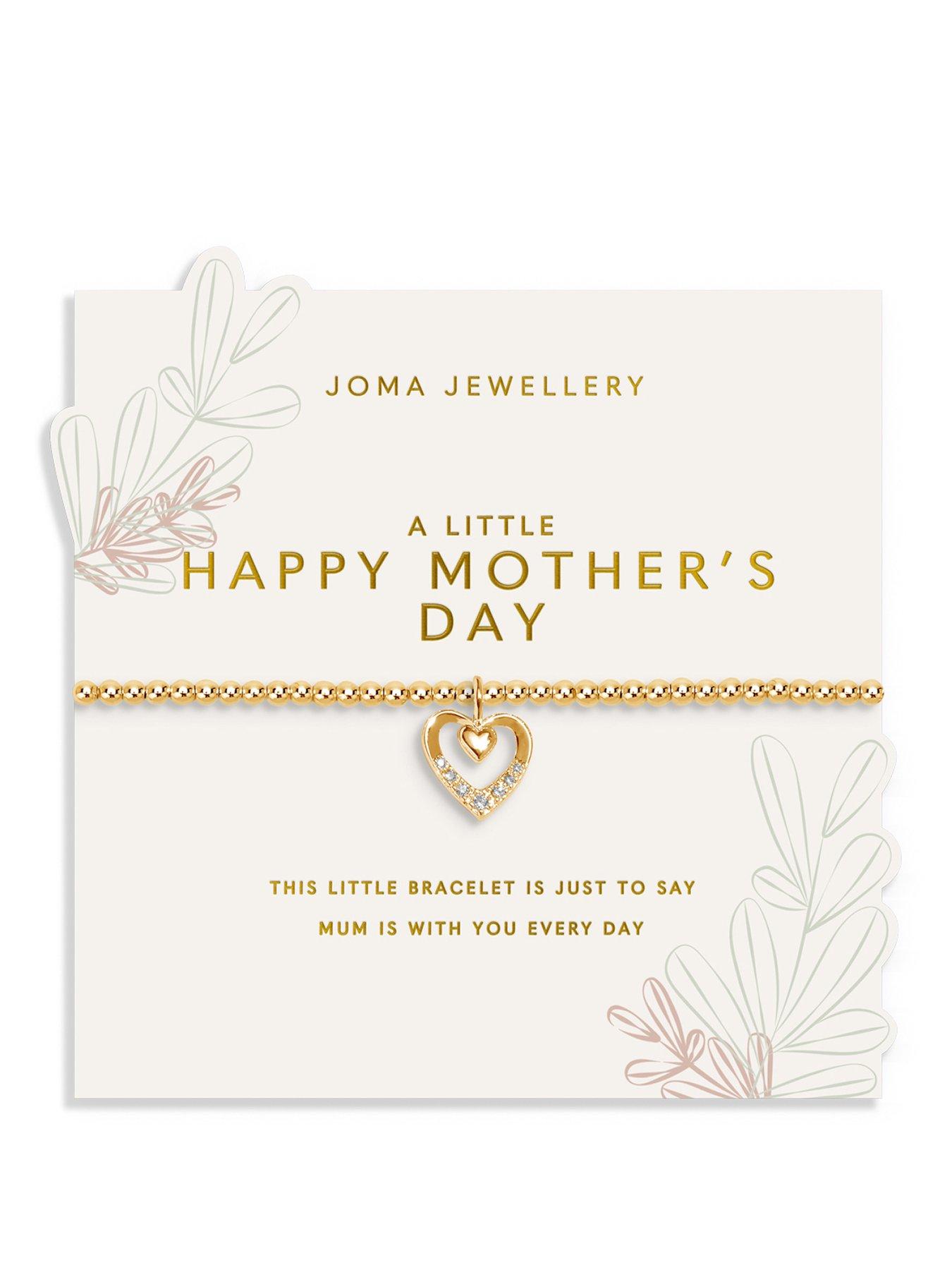 Image 1 of 5 of Joma Jewellery MOTHER'S DAY A LITTLE , HAPPY MOTHER'S DAY , Gold Plated , Bracelet , 17.5cm stretch
