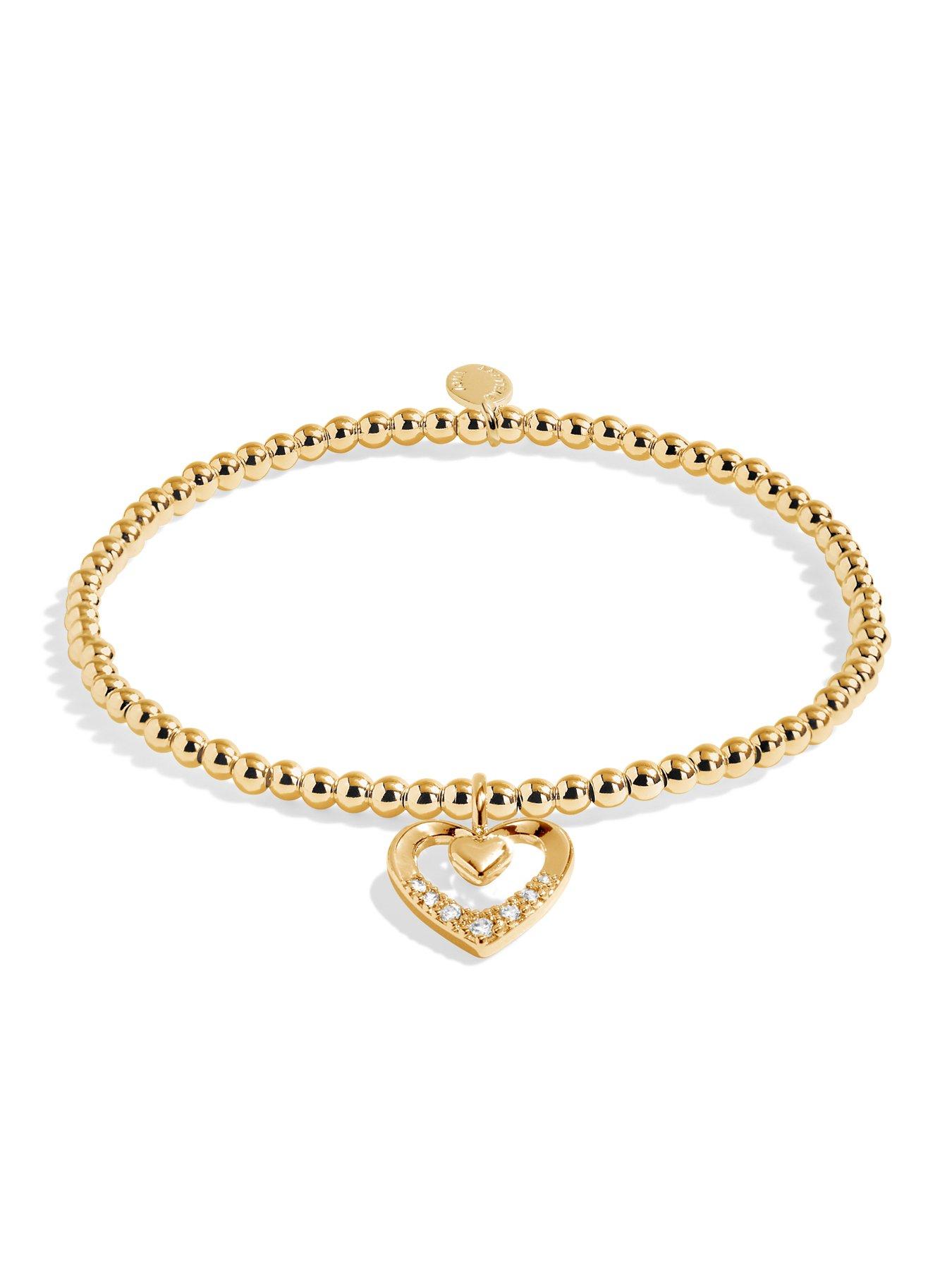 Image 3 of 5 of Joma Jewellery MOTHER'S DAY A LITTLE , HAPPY MOTHER'S DAY , Gold Plated , Bracelet , 17.5cm stretch