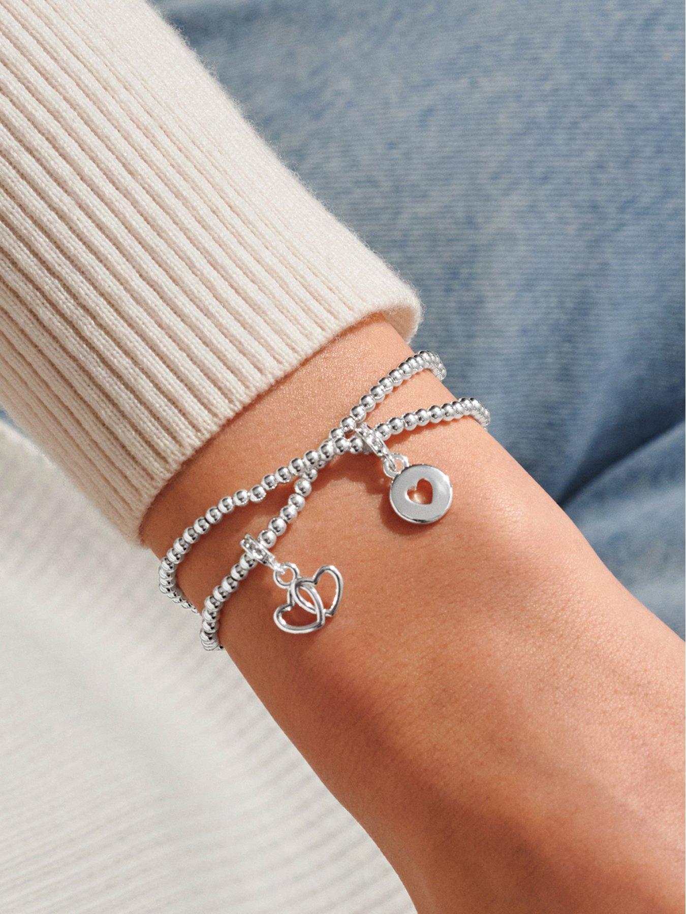 Image 2 of 5 of Joma Jewellery Infinity Bracelets Wedding Wishes Linked Bracelets - Silver Plated