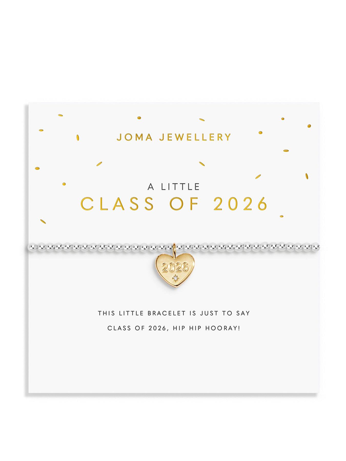 Image 1 of 5 of Joma Jewellery A LITTLE , CLASS OF 2026 , Silver &amp; Gold Plated , Bracelet , 17.5cm stretch