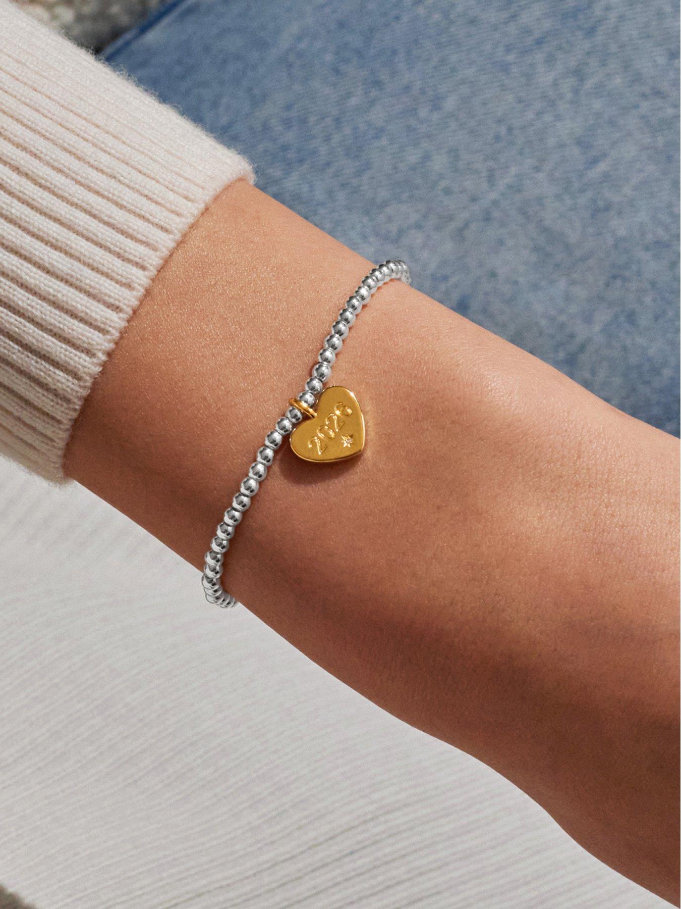 Image 2 of 5 of Joma Jewellery A LITTLE , CLASS OF 2026 , Silver &amp; Gold Plated , Bracelet , 17.5cm stretch
