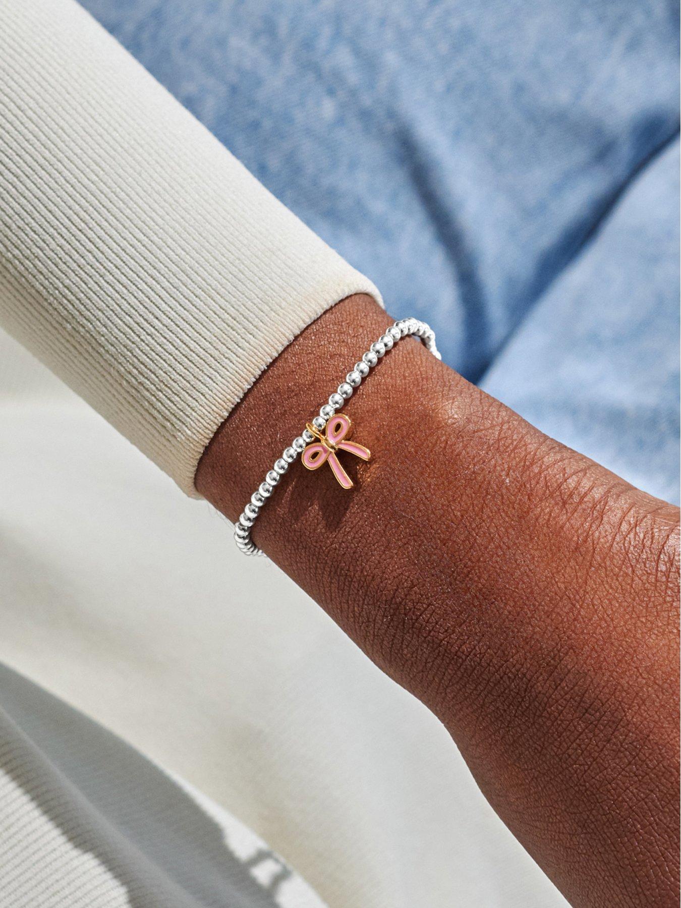 Bracciale Elastico Joma Jewellery A Little This Calls For Champagne - 17,5 Cm Con Ciondoli