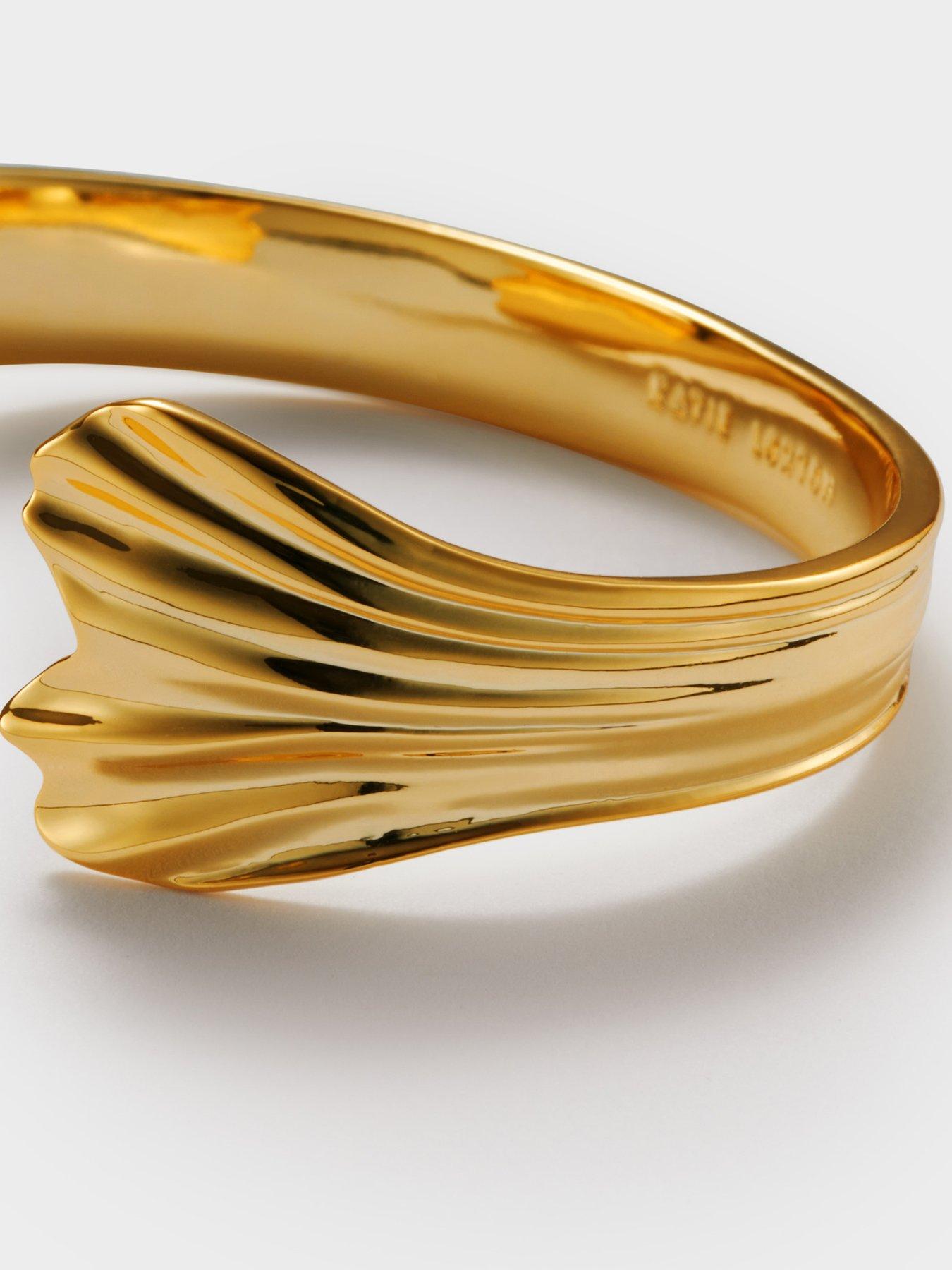 Image 4 of 5 of Katie Loxton FLORAMOUR BANGLE , Gold Coated , Adjustable