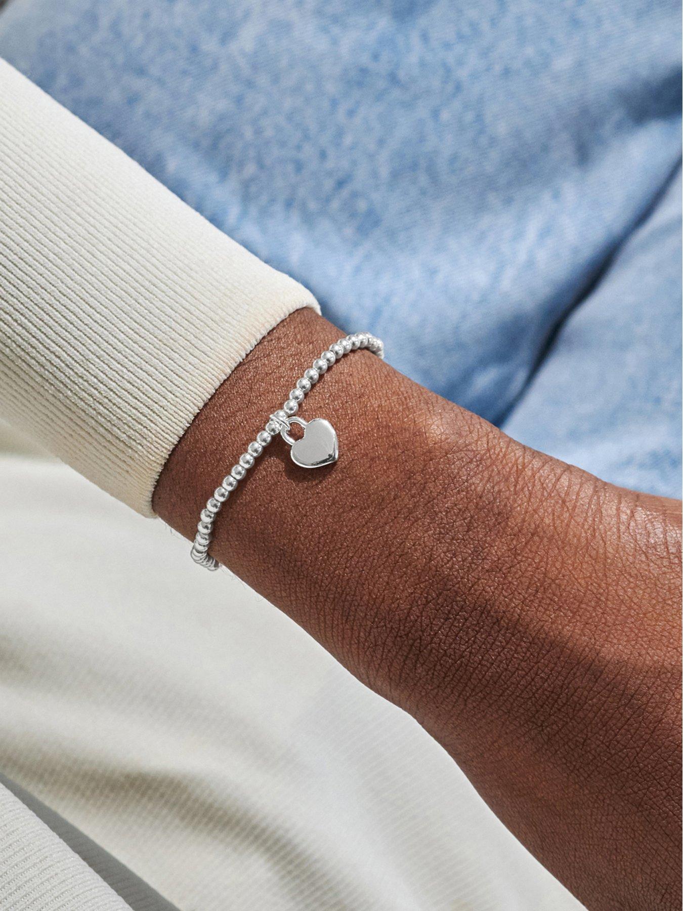 Image 2 of 5 of Joma Jewellery A LITTLE , LOTS OF LOVE , Silver Plated , Bracelet , 17.5cm stretch
