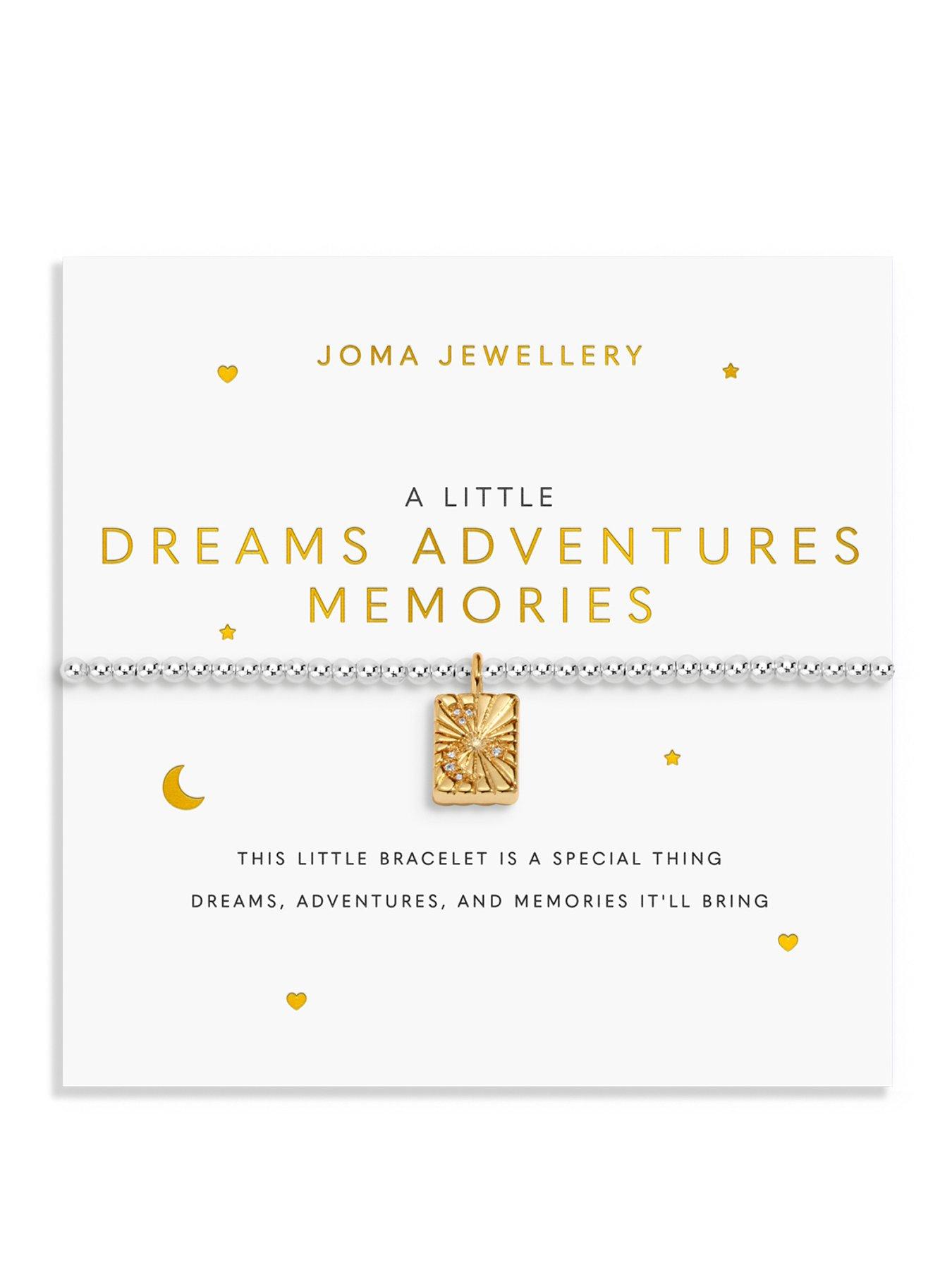 Image 1 of 5 of Joma Jewellery A LITTLE , DREAMS ADVENTURES MEMORIES , Silver &amp; Gold Plated , Bracelet , 17.5cm stretch