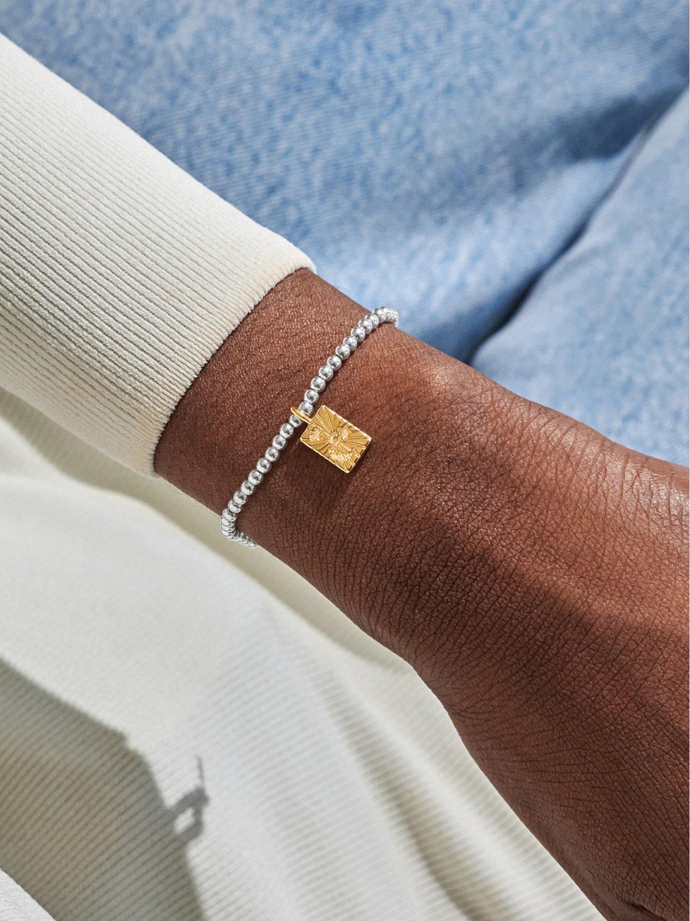 Image 2 of 5 of Joma Jewellery A LITTLE , DREAMS ADVENTURES MEMORIES , Silver &amp; Gold Plated , Bracelet , 17.5cm stretch