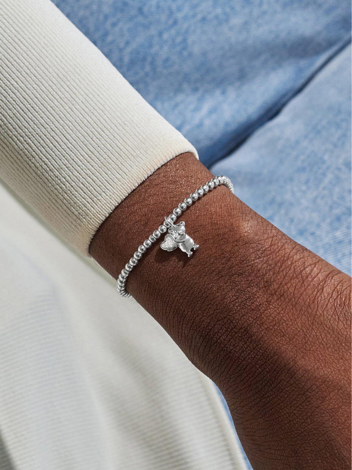 Image 2 of 5 of Joma Jewellery A LITTLE , WELCOME TO THE WORLD , Silver Plated , Bracelet , 17.5cm stretch