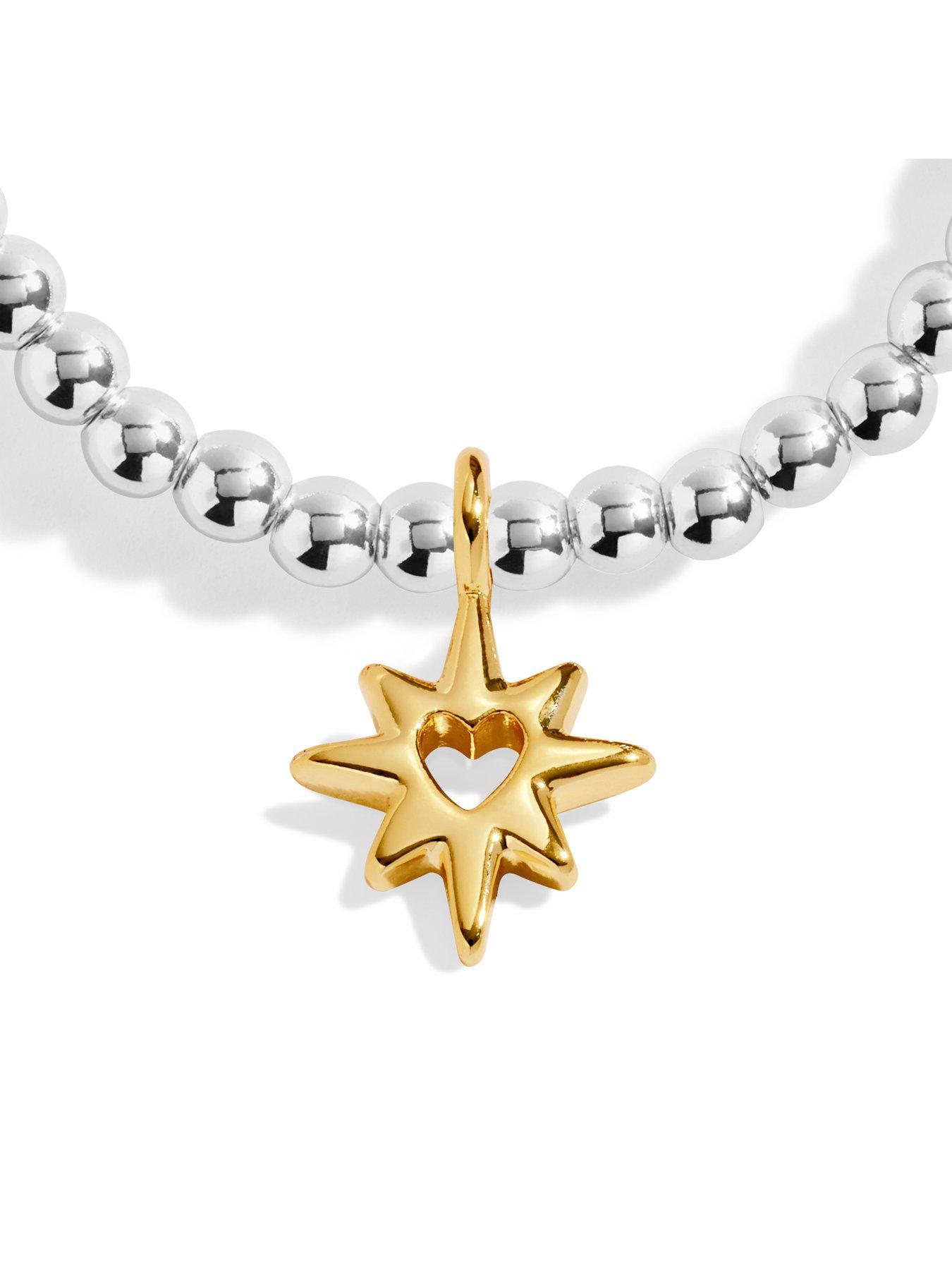 Image 4 of 5 of Joma Jewellery A LITTLE , GOOD ENERGY , Silver &amp; Gold Plated , Bracelet , 17.5cm stretch