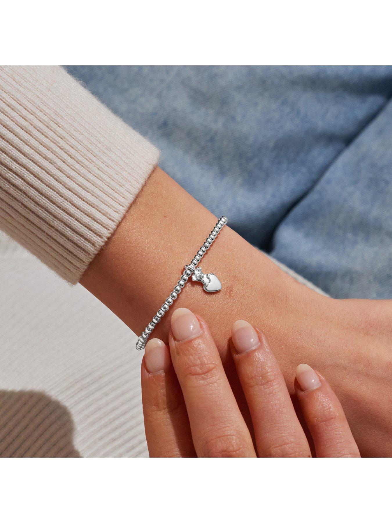 Image 2 of 5 of Joma Jewellery A LITTLE , PAW-FECT DOG MUM , Silver Plated , Bracelet , 17.5cm stretch