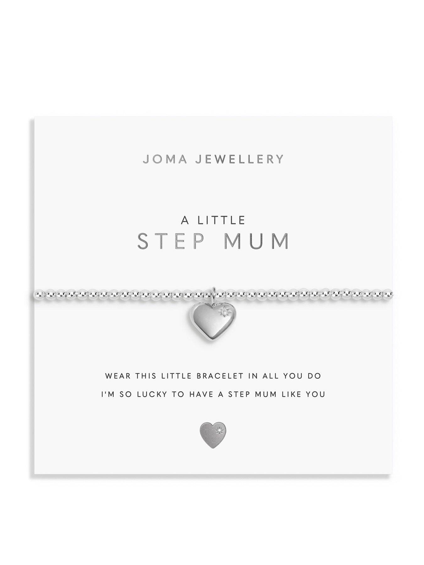 Image 1 of 5 of Joma Jewellery A LITTLE , STEP MUM , Silver Plated , Bracelet , 17.5cm stretch