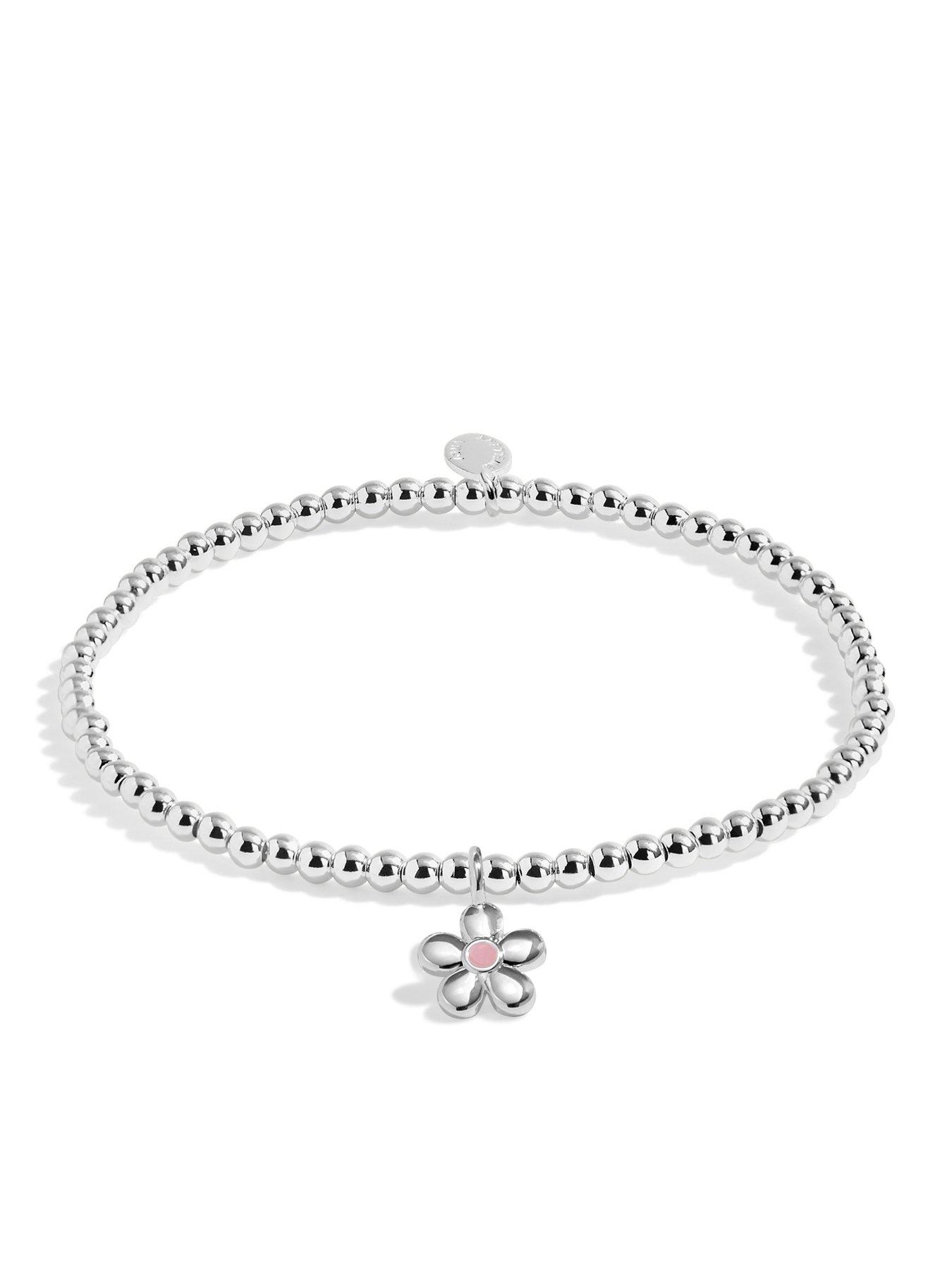 Image 2 of 4 of Katie Loxton KIDS' CONFETTI A LITTLE , SPECIAL FLOWER GIRL , Silver Plated , Bracelet , 15.5cm stretch