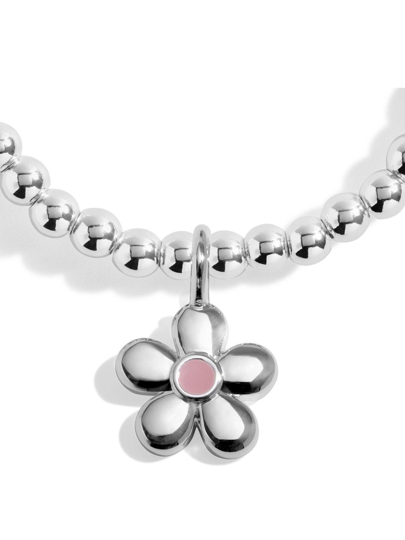 Image 3 of 4 of Katie Loxton KIDS' CONFETTI A LITTLE , SPECIAL FLOWER GIRL , Silver Plated , Bracelet , 15.5cm stretch